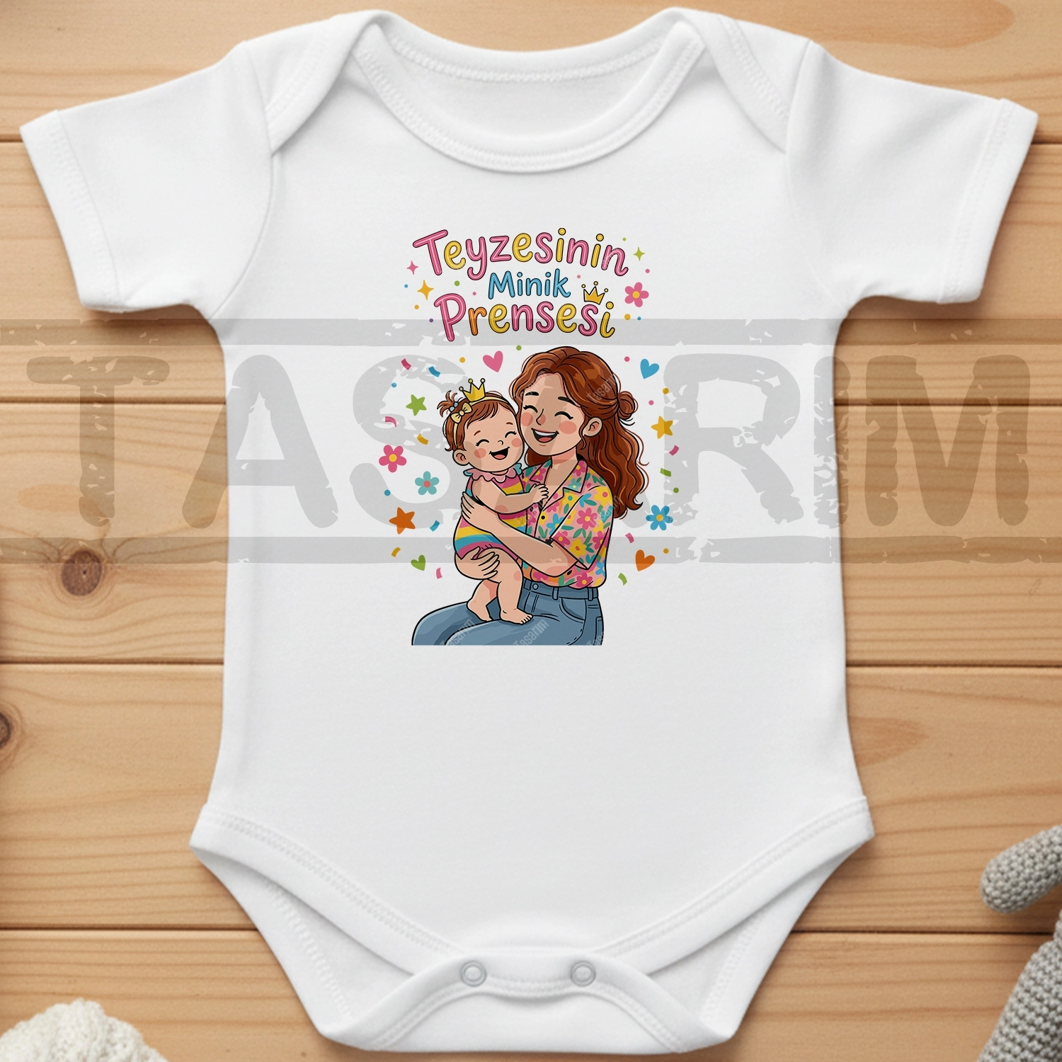 Teyzesinin Minik Prensesi - Bebek Body Zıbın