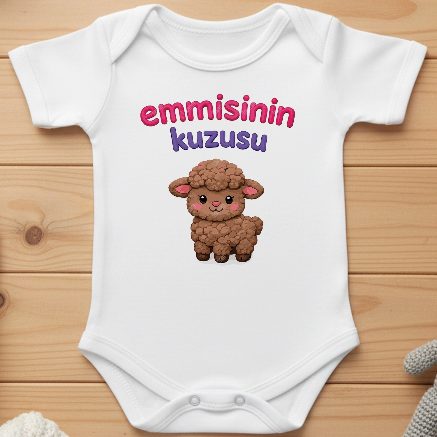 Emmisinin Kuzusu - Bebek Body Zıbın