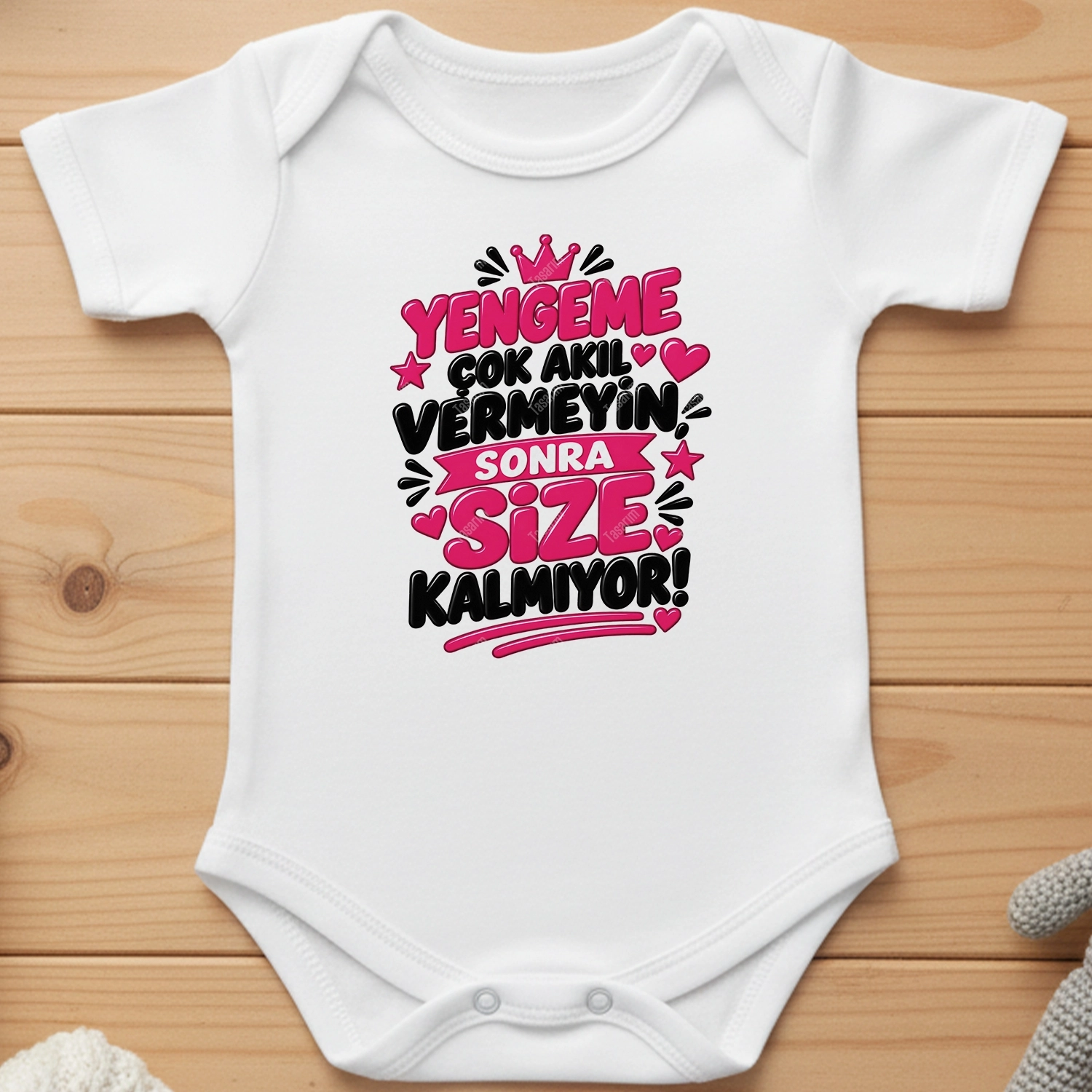 Yengeme Çok Akıl Vermeyin Sonra Size Kalmıyor - Bebek Body Zıbın