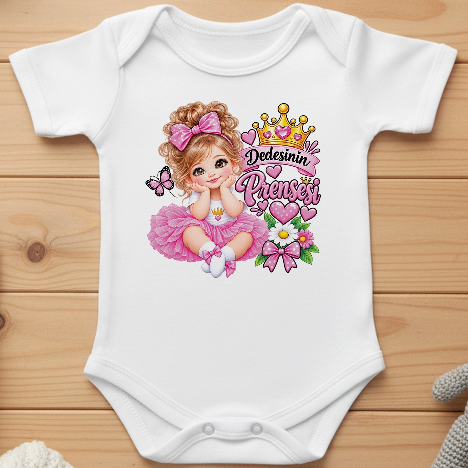 Dedesinin Prensesi - Bebek Body Zıbın