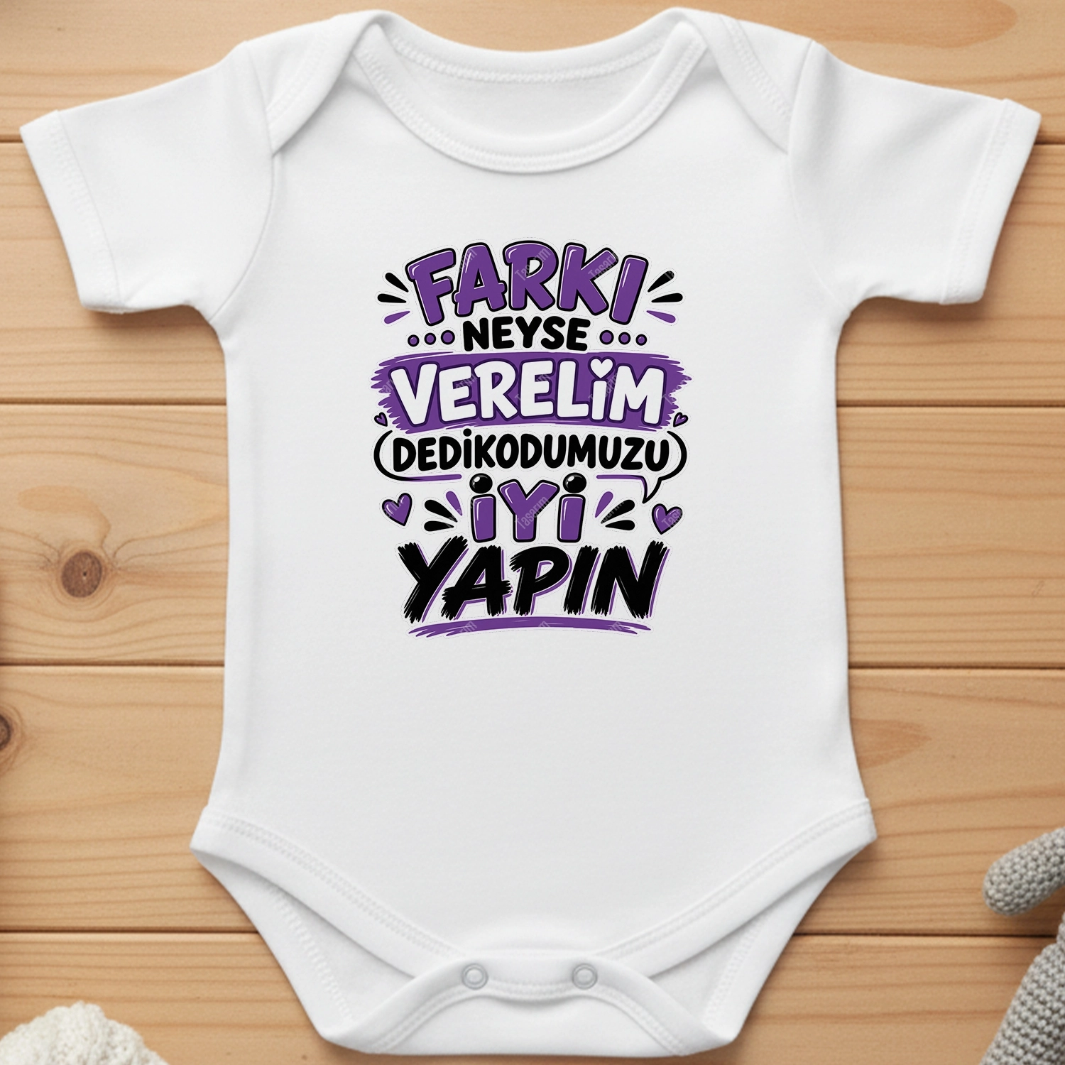 Farkı Neyse Verelim Dedikodumuzu İyi Yapın - Bebek Body Zıbın