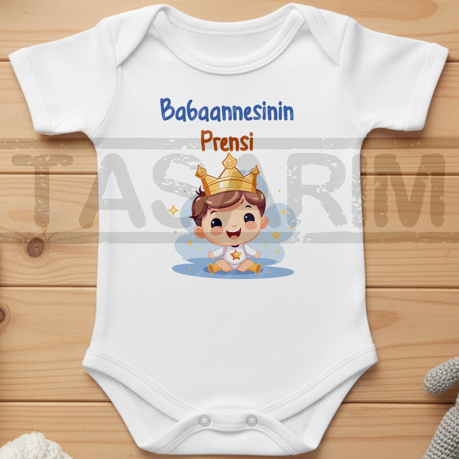 Babaannesinin Prensi - Bebek Body Zıbın