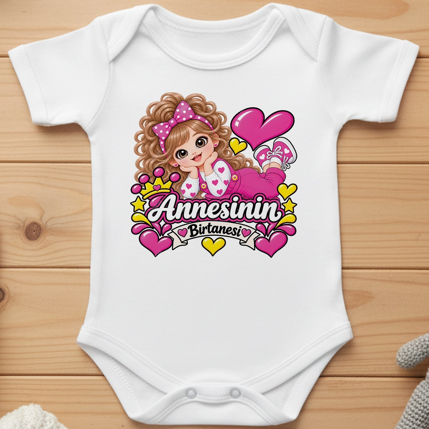 Annesinin Bir Tanesi - Bebek Body Zıbın