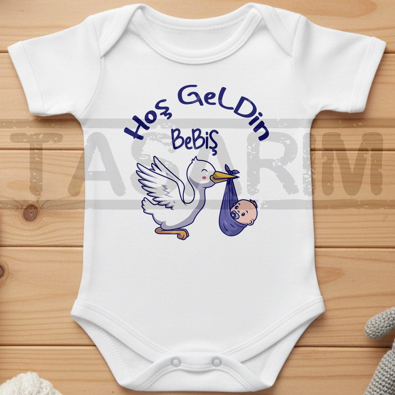 Hoş Geldin Bebiş - Bebek Body Zıbın