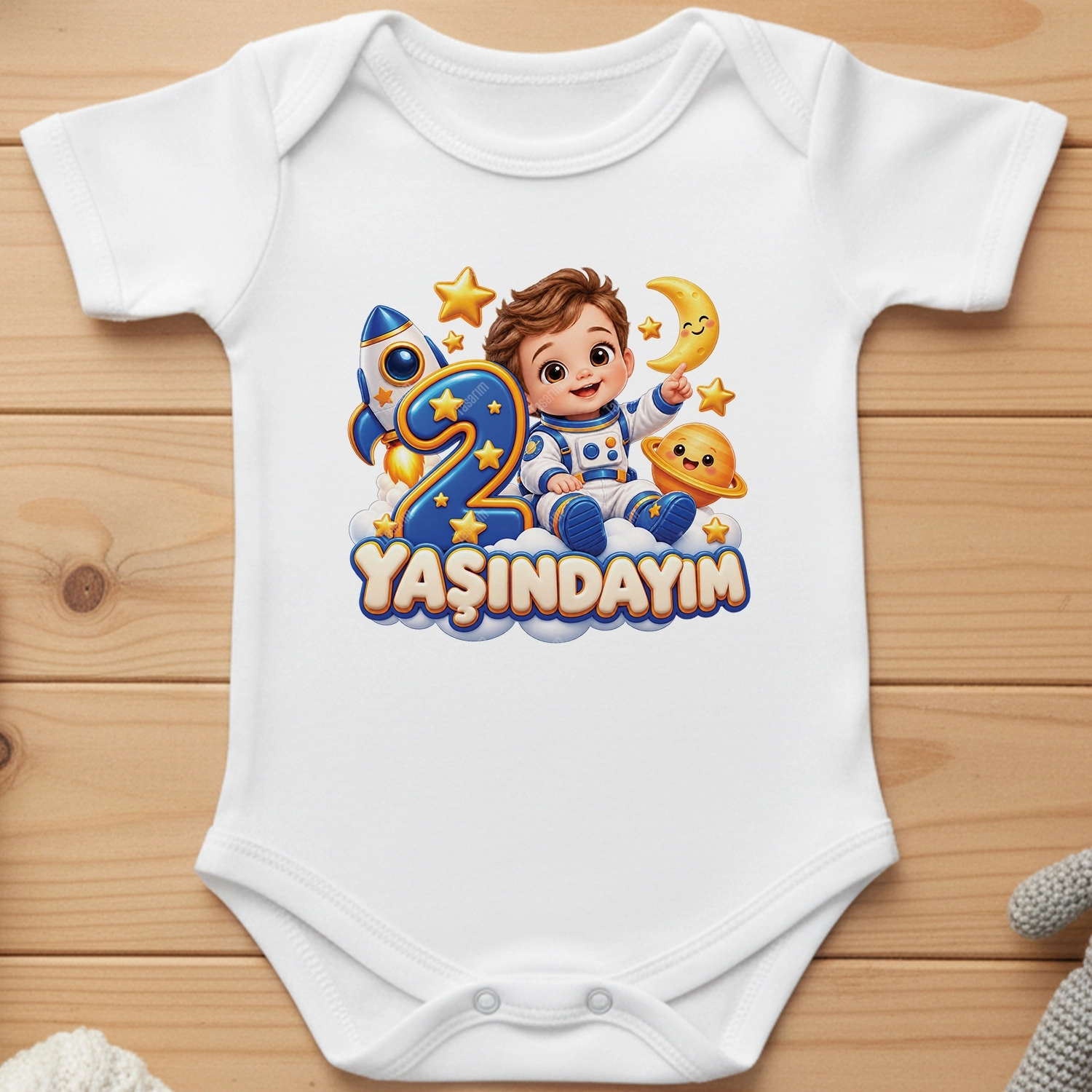 2 Yaşındayım - Bebek Body Zıbın