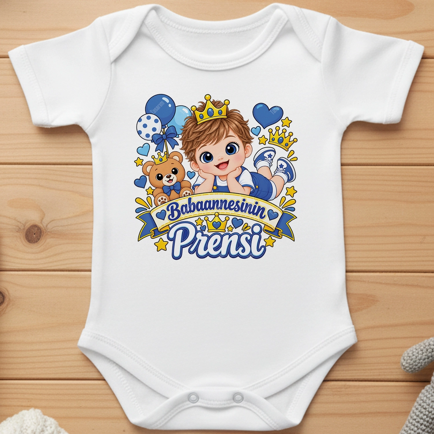 Babaannesinin Prensi - Bebek Body Zıbın