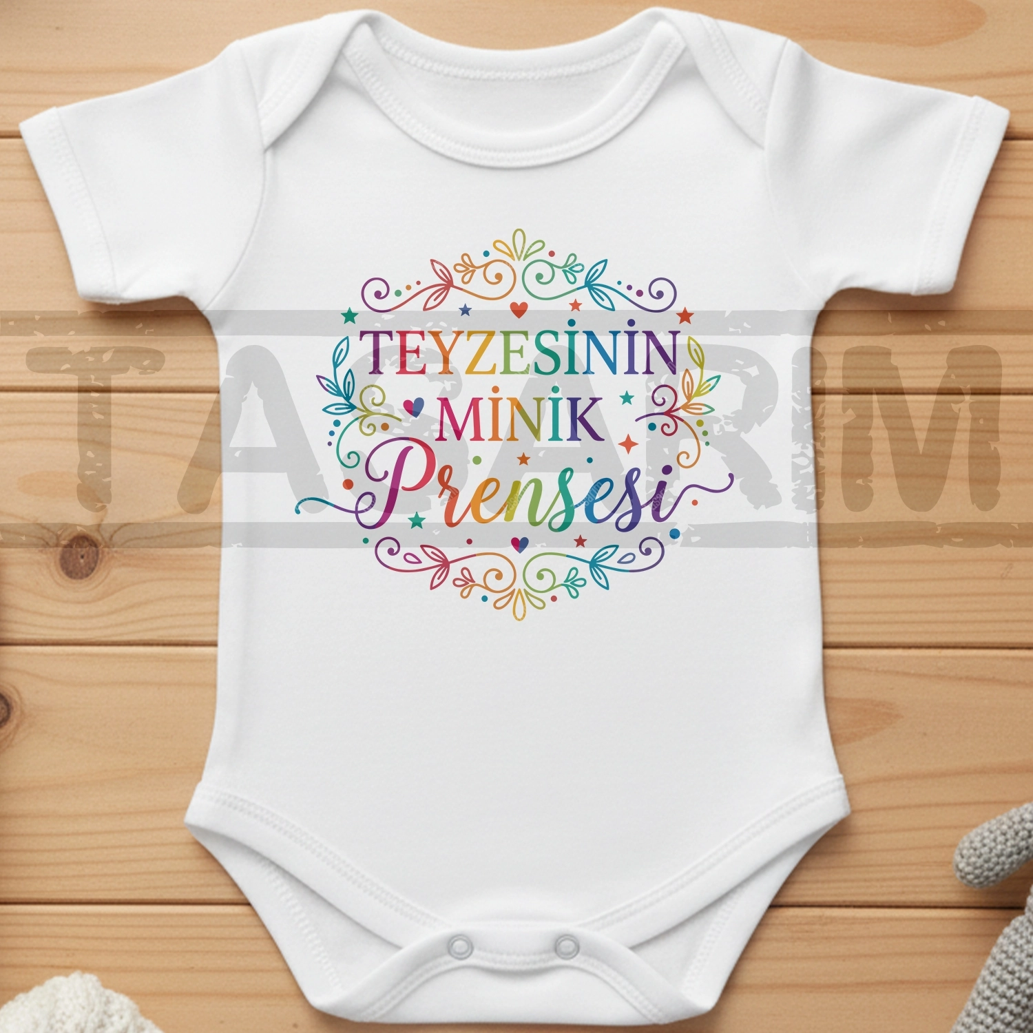 Teyzesinin Minik Prensesi - Bebek Body Zıbın