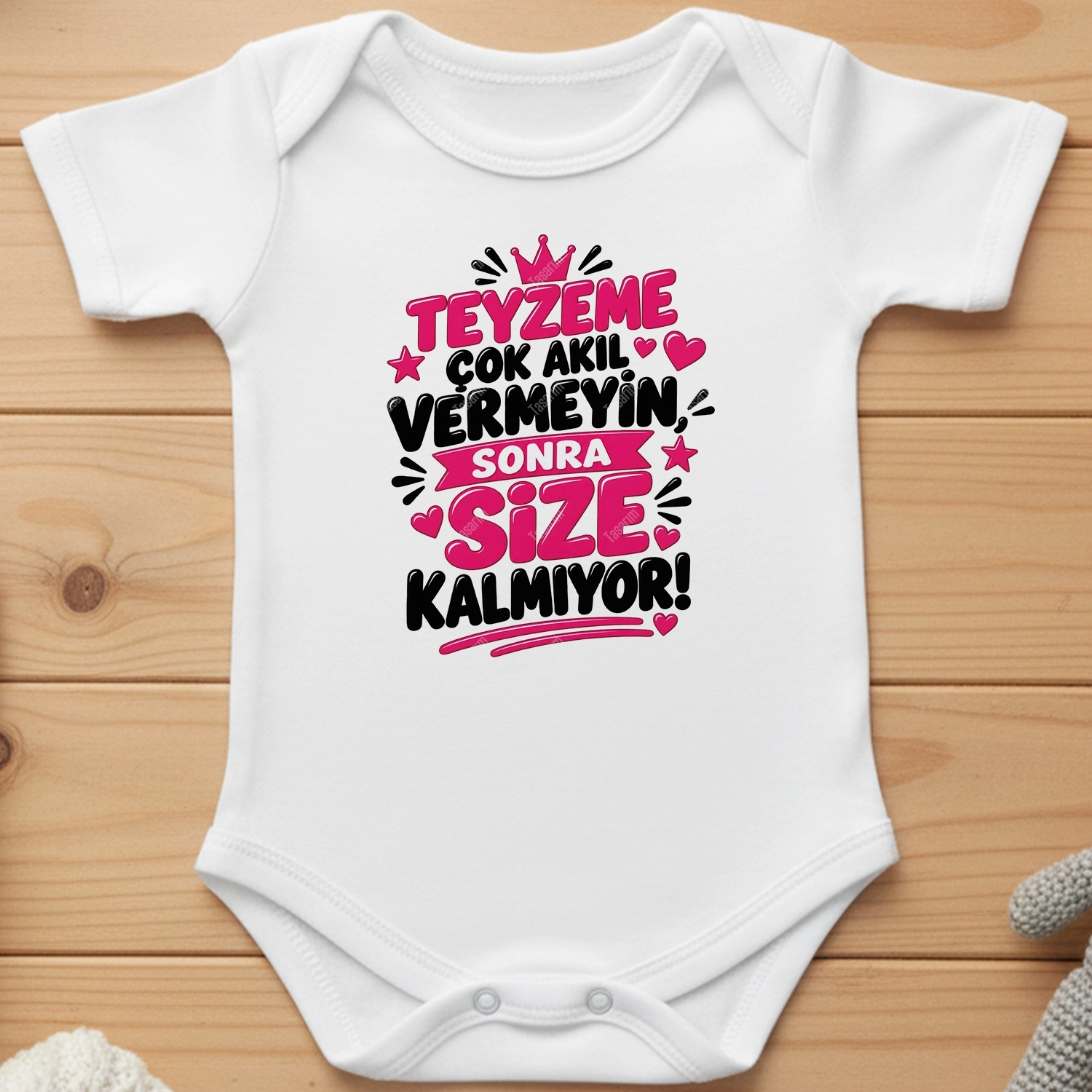 Teyzeme Çok Akıl Vermeyin Sonra Size Kalmıyor - Bebek Body Zıbın