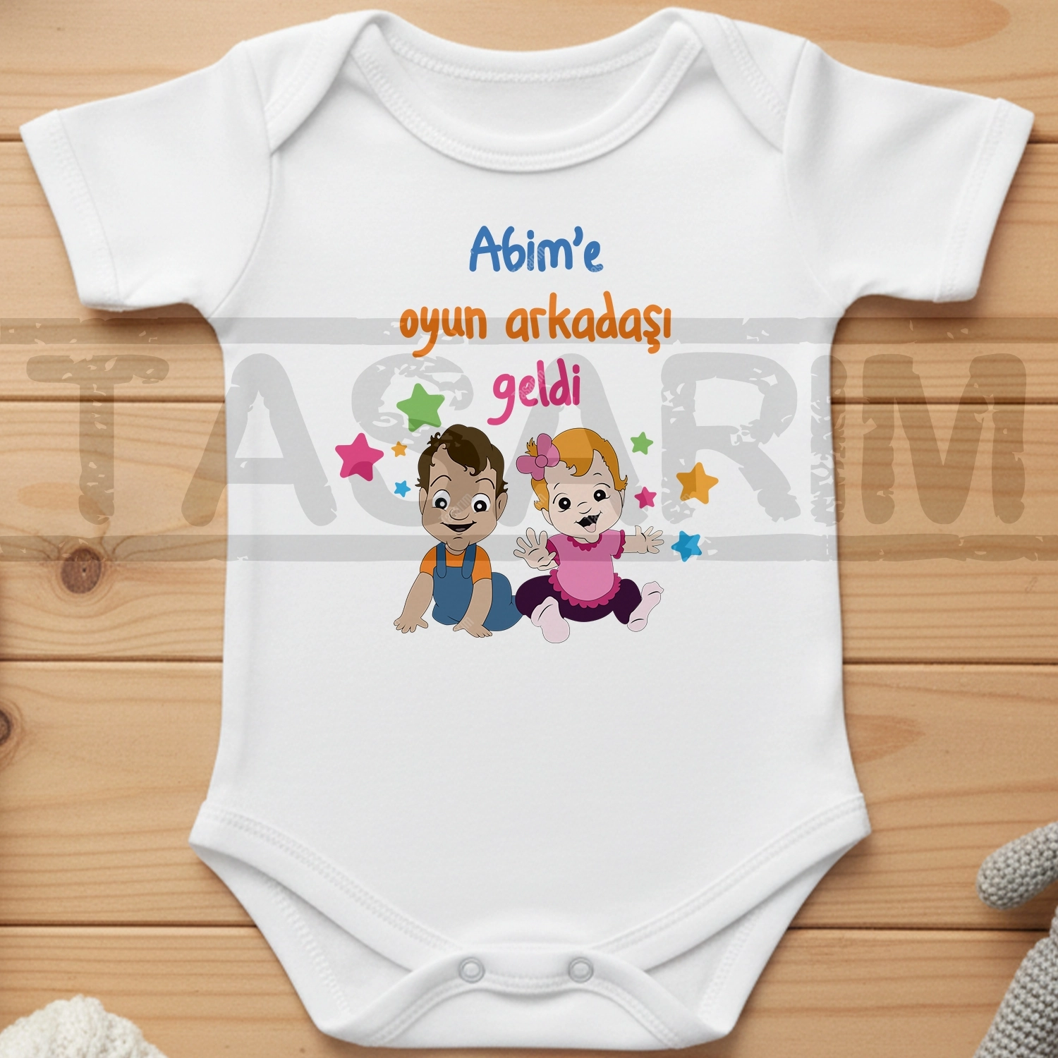 Abim’e Oyun Arkadaşı Geldi - Bebek Body Zıbın