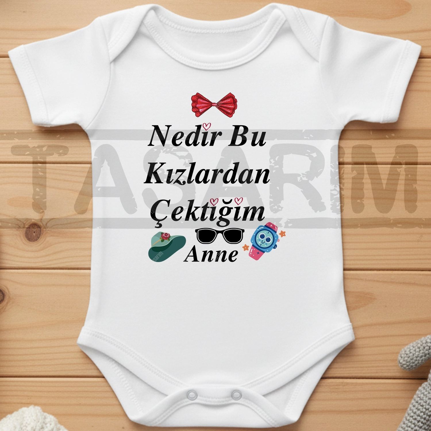Nedir Bu Kızlardan Çektiğim Anne - Bebek Body Zıbın