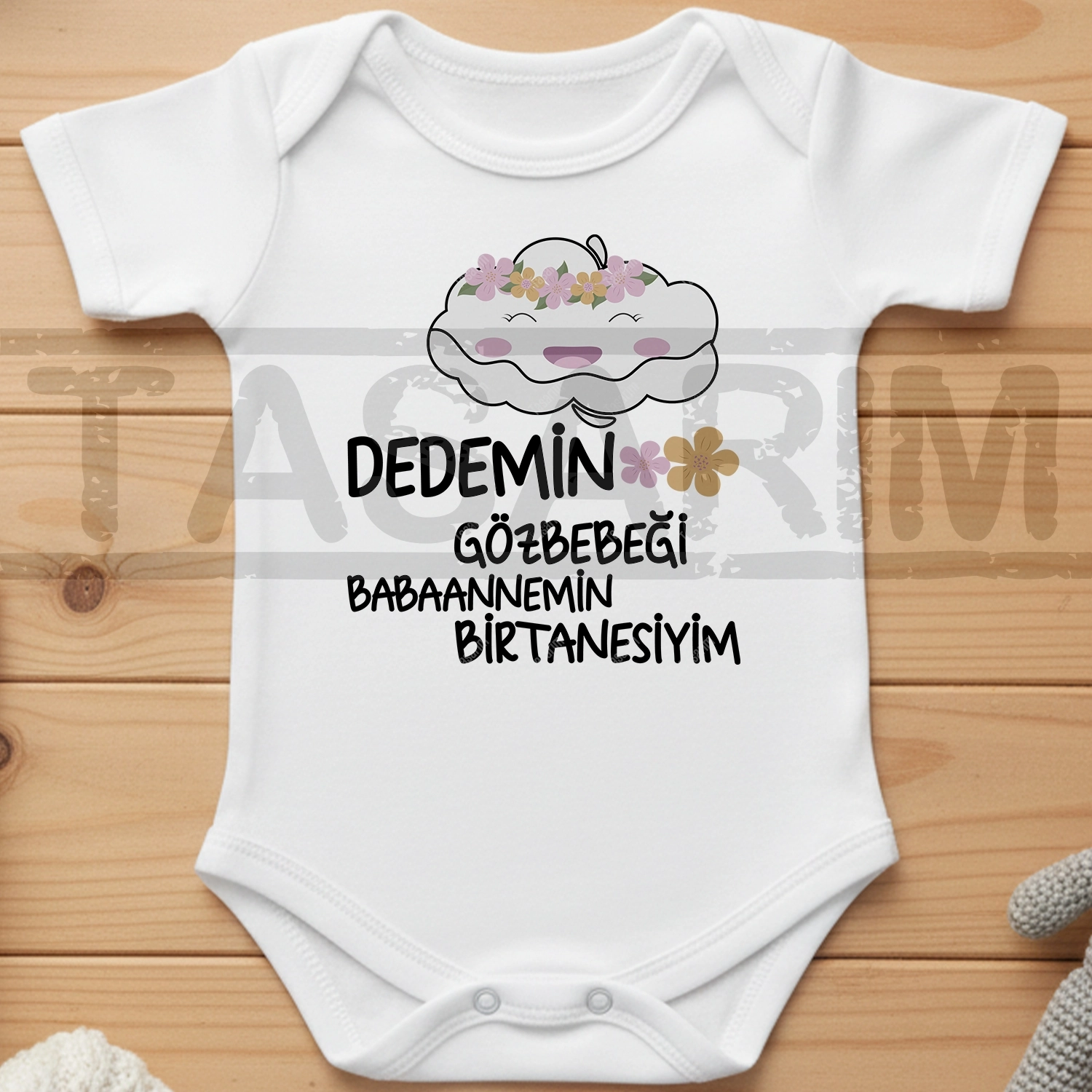 Dedemin Gözbebeği Babaannemin Bir Tanesiyim - Bebek Body Zıbın