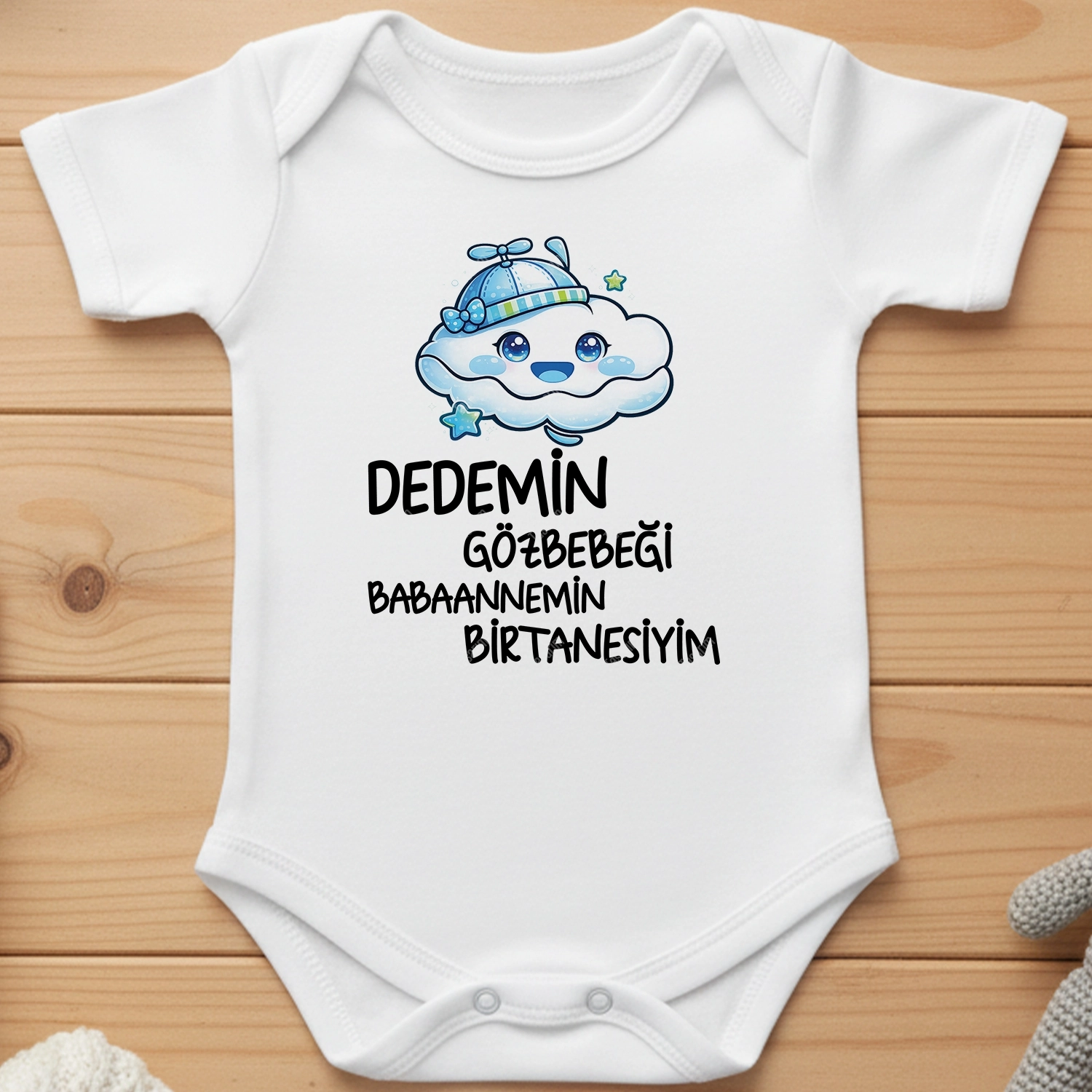 Dedemin Gözbebeği Babaannemin Bir Tanesiyim - Bebek Body Zıbın