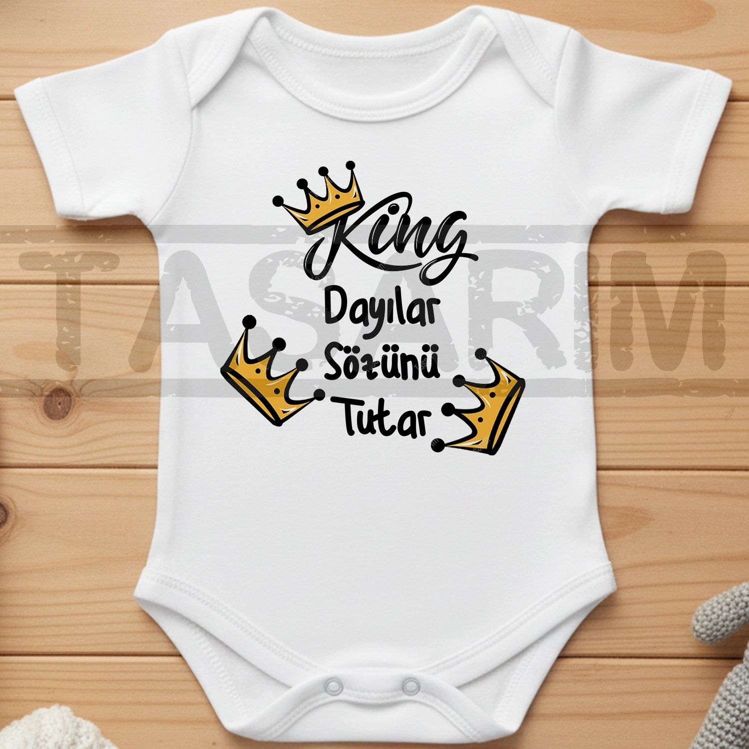 King Dayılar Sözünü Tutar - Bebek Body Zıbın