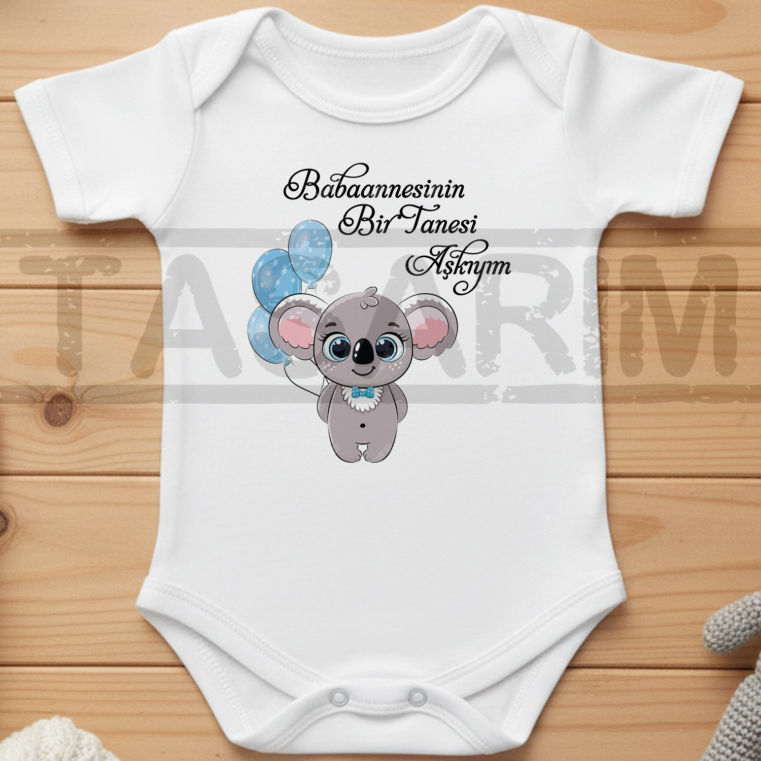Babaannesinin Bir Tanesi Aşkıyım - Bebek Body Zıbın