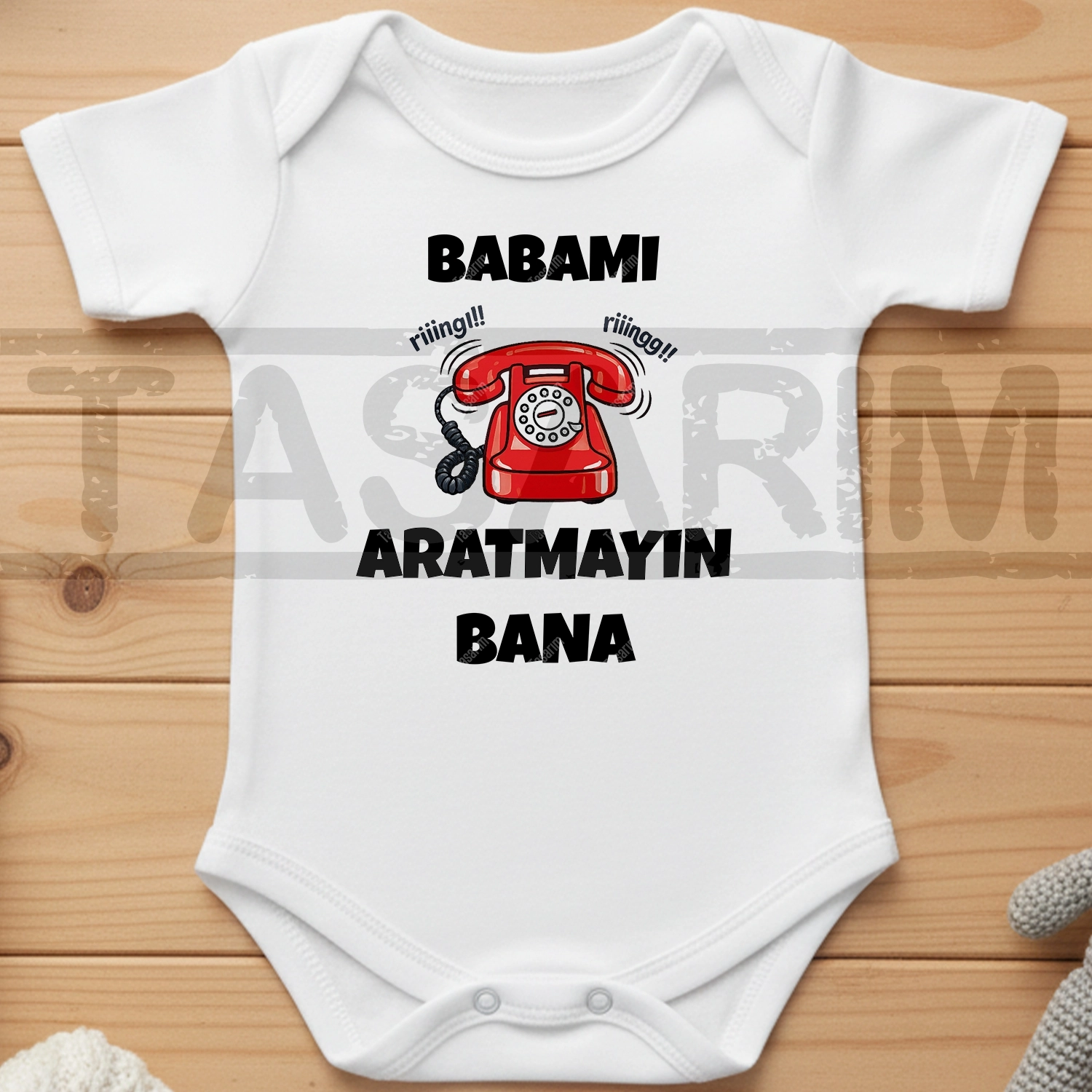 Babamı Aratmayın Bana - Bebek Body Zıbın