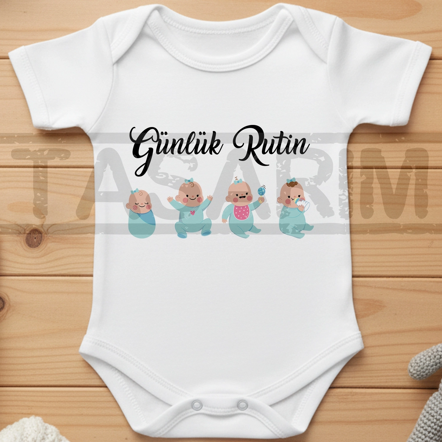 Günlük Rutin - Bebek Body Zıbın