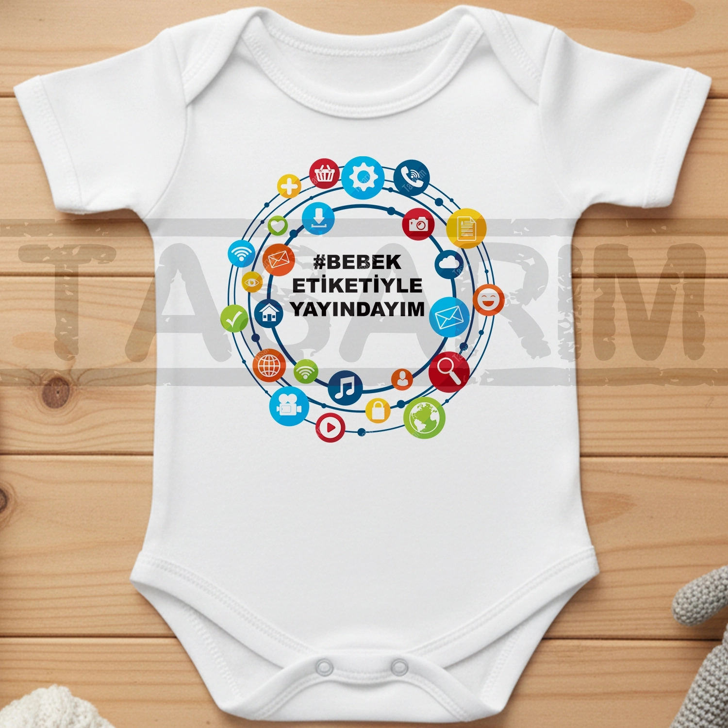 #Bebek Etiketiyle Yayındayım - Bebek Body Zıbın