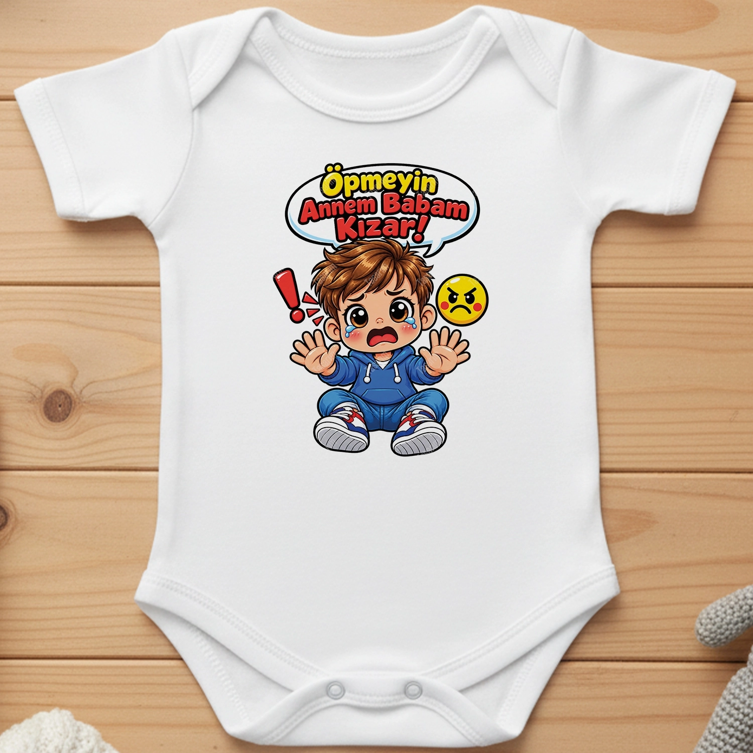 Öpmeyin Annem Babam Kızar ! - Bebek Body Zıbın