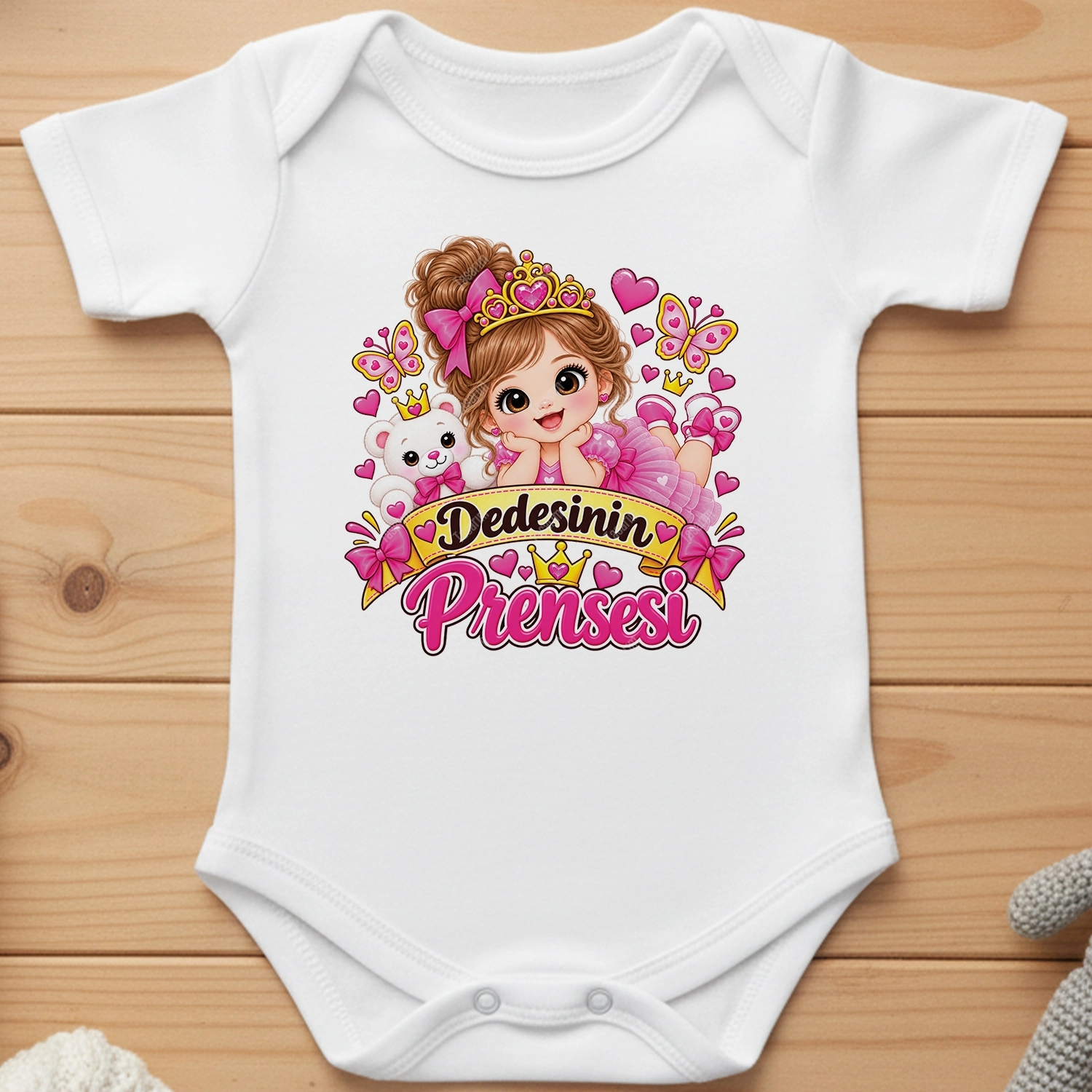 Dedesinin Prensesi - Bebek Body Zıbın