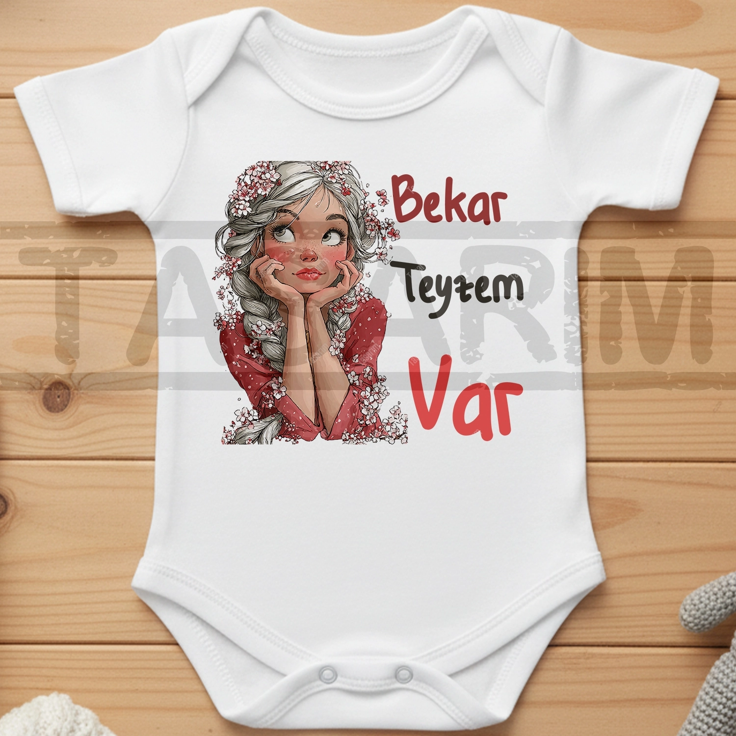 Bekar Teyzem Var - Bebek Body Zıbın