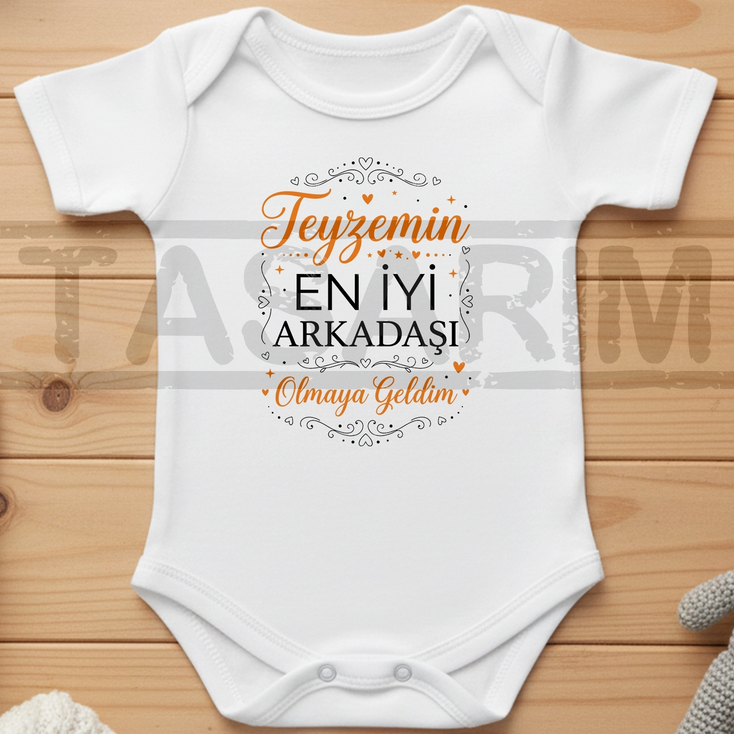 Teyzemin En İyi Arkadaşı Olmaya Geldim - Bebek Body Zıbın
