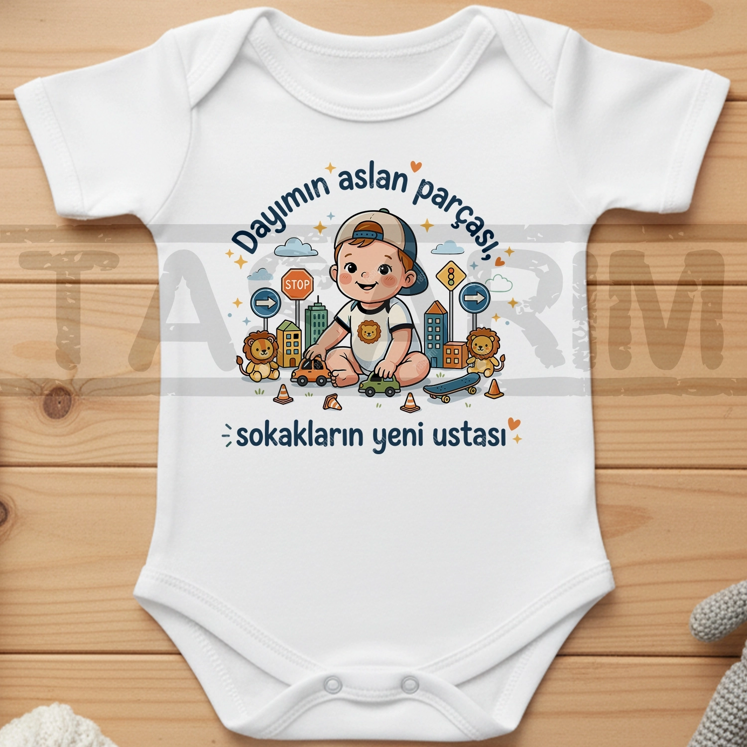 Dayımın Aslan Parçası Sokakların Yeni Ustası - Bebek Body Zıbın