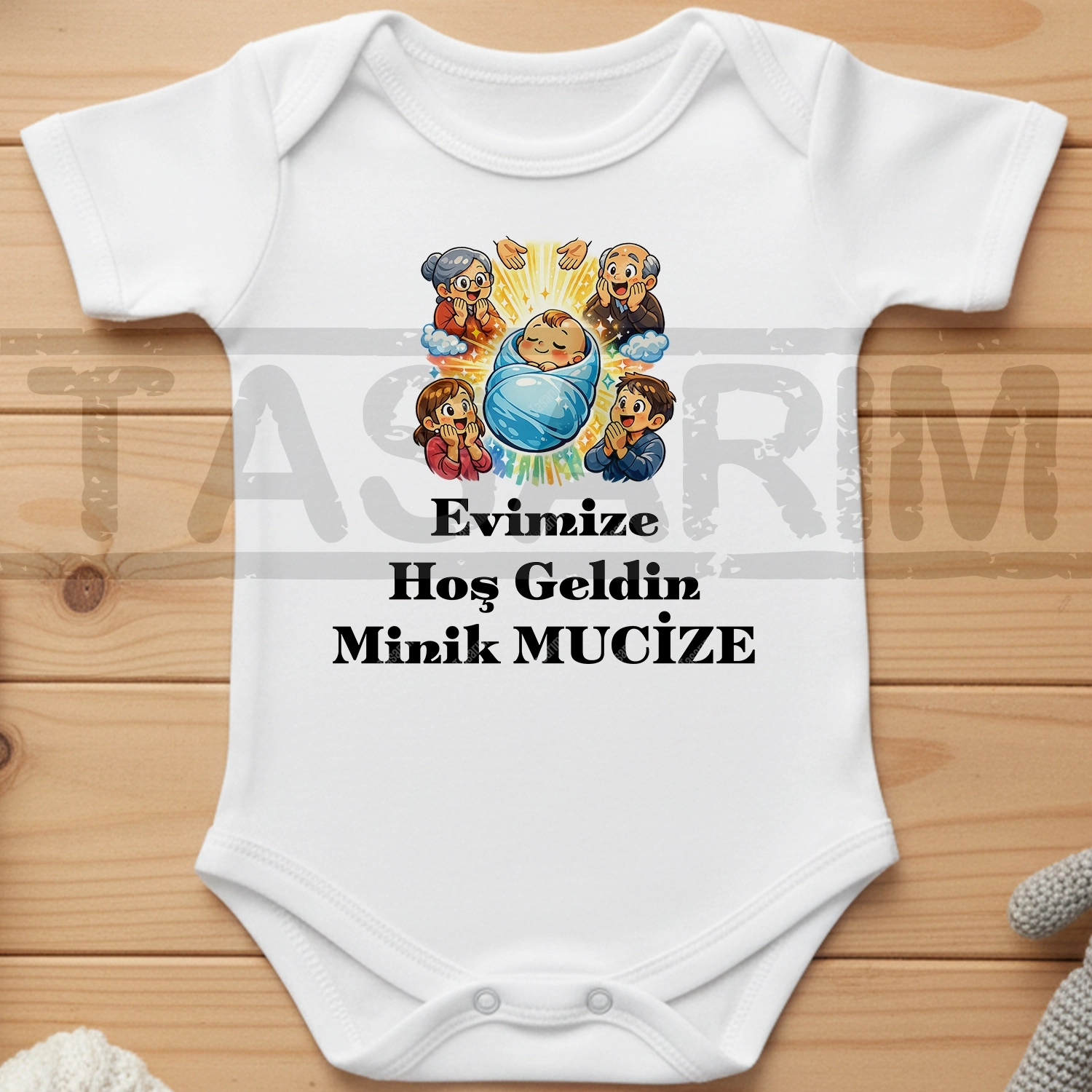 Evimize Hoş Geldin Minik Mucize - Bebek & Body & Zıbın