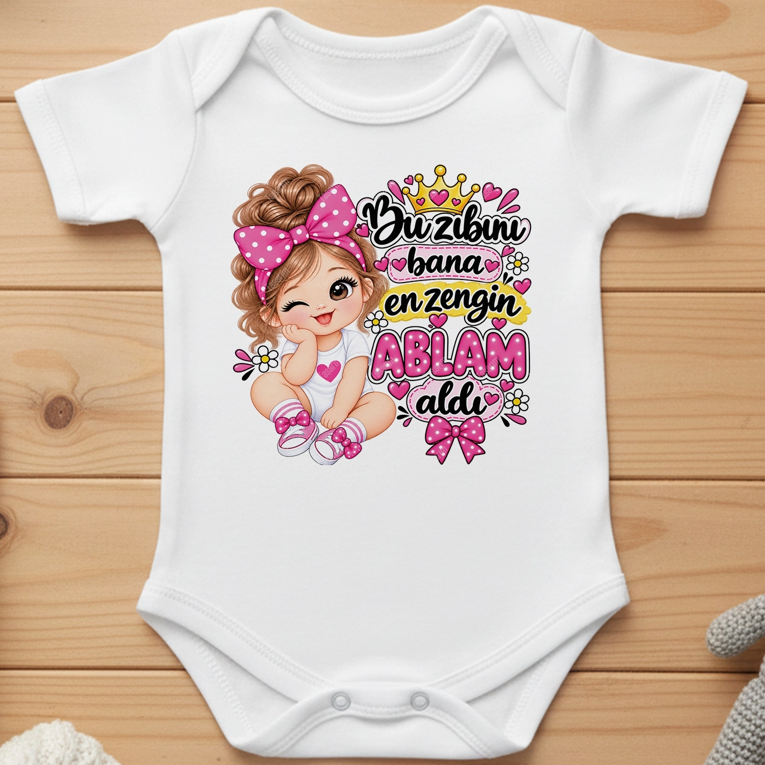 Bu Zıbını Bana En Zengin Ablam Aldı - Bebek Body Zıbın