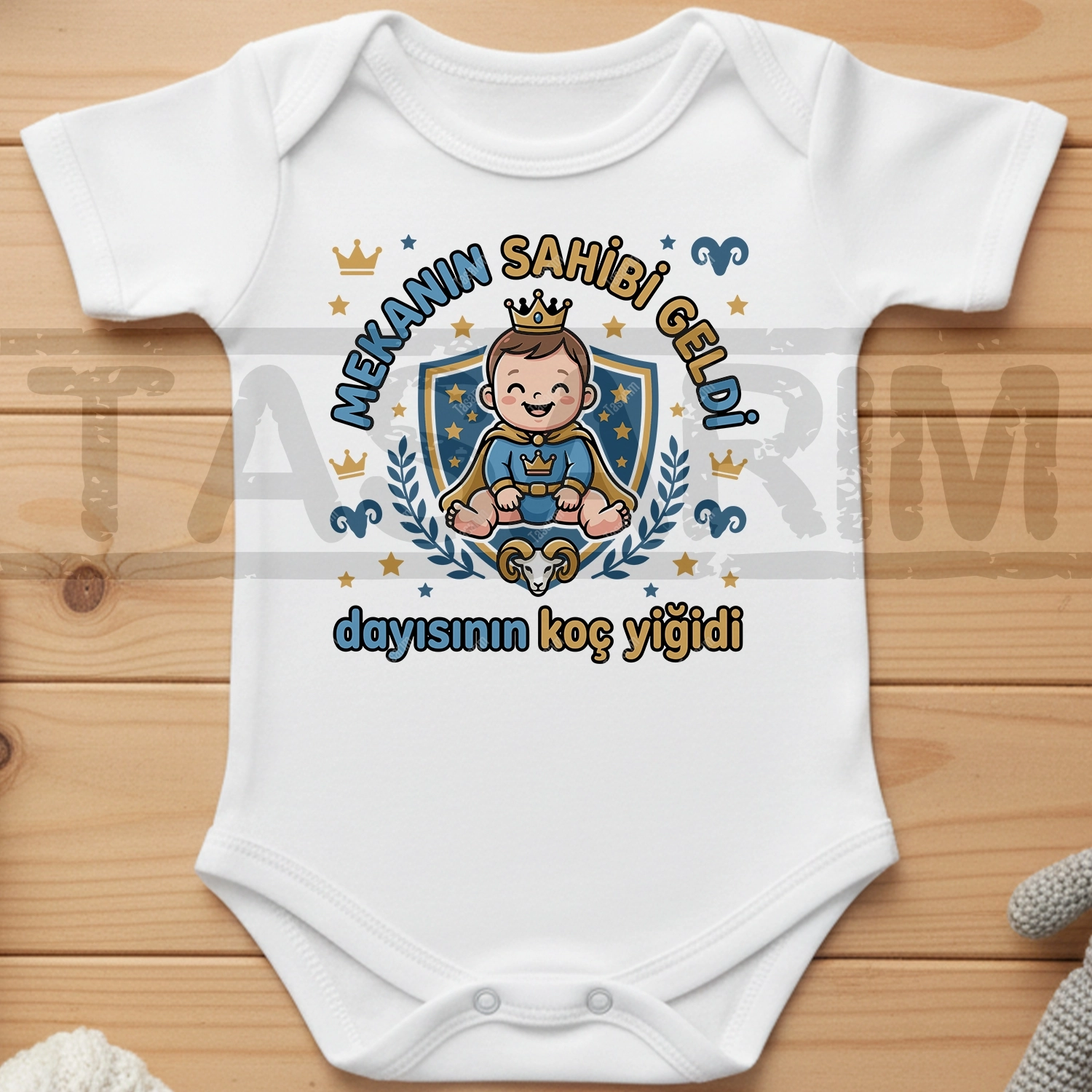 Mekanın Sahibi Geldi Dayısının Koç Yiğidi - Bebek Body Zıbın