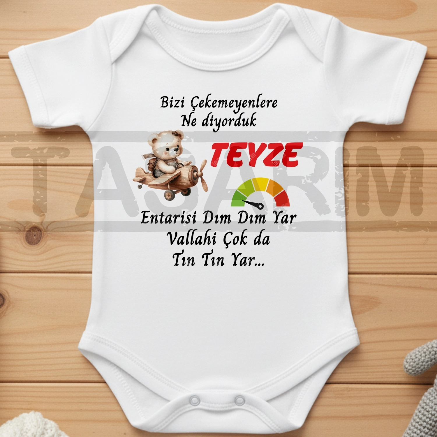 Bizi Çekemeyenlere Ne Diyorduk Teyze Entarisi Dım Dım Yar Vallahi Çok da Tın Tın Yar... - Bebek Body Zıbın
