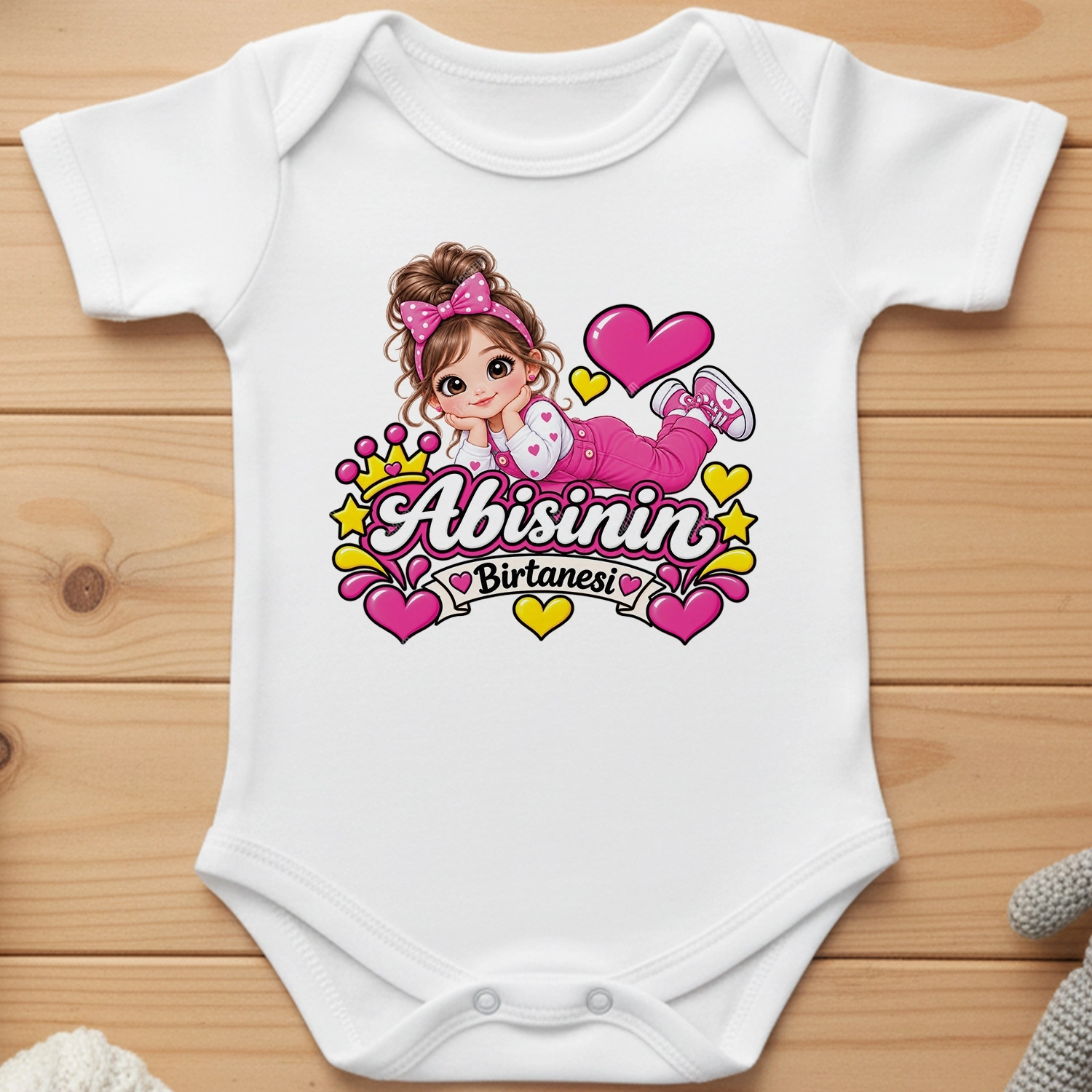 Abisinin Bir Tanesi - Bebek Body Zıbın