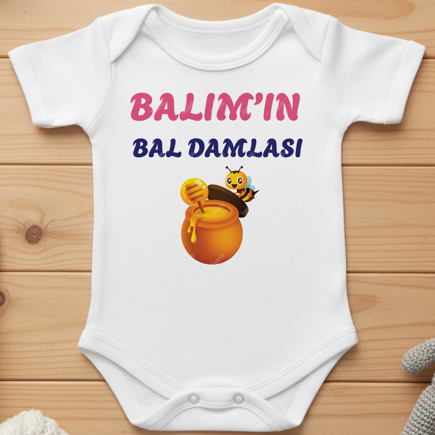 Balımın Bal Damlası - Bebek Body Zıbın