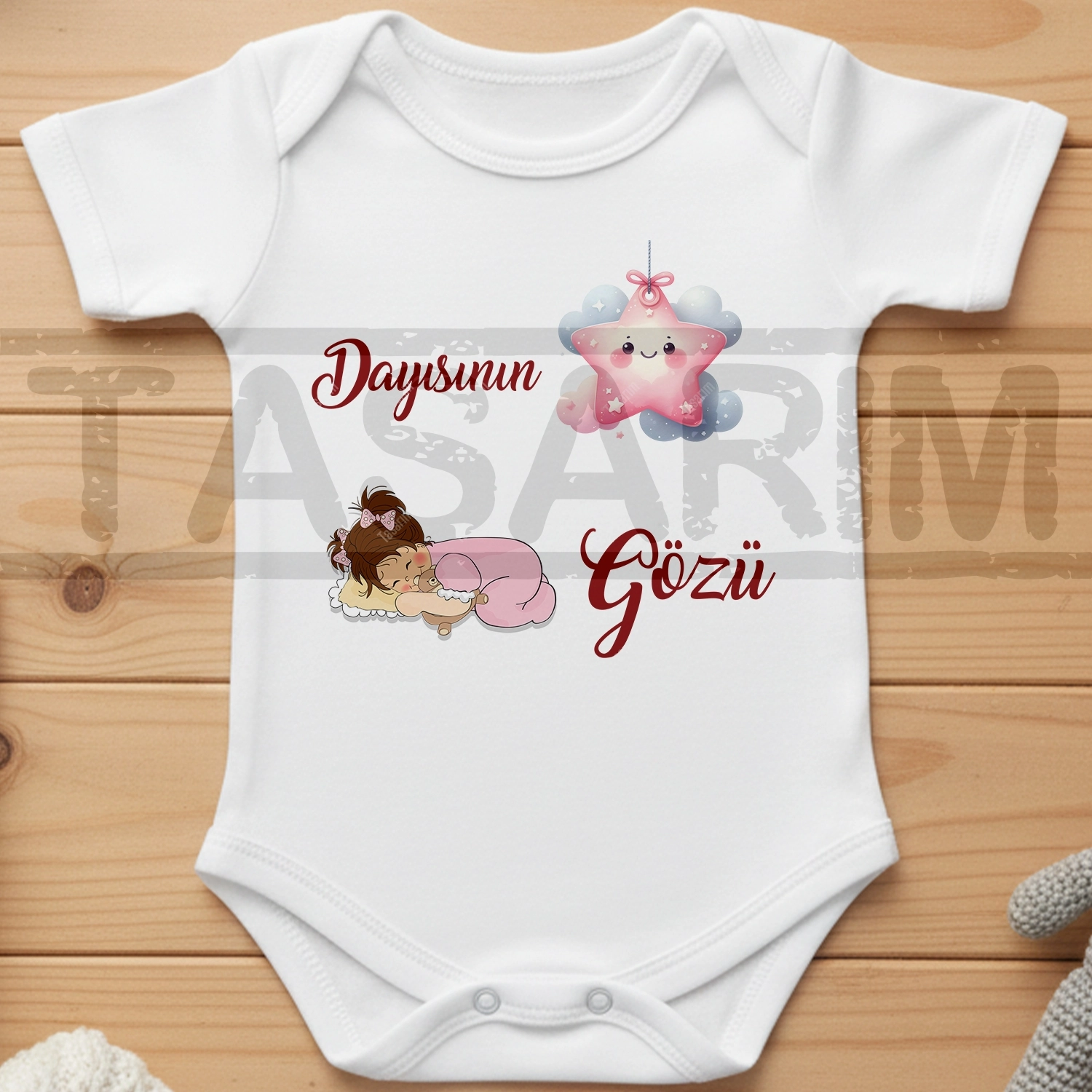 Dayısının Gözü - Bebek Body Zıbın