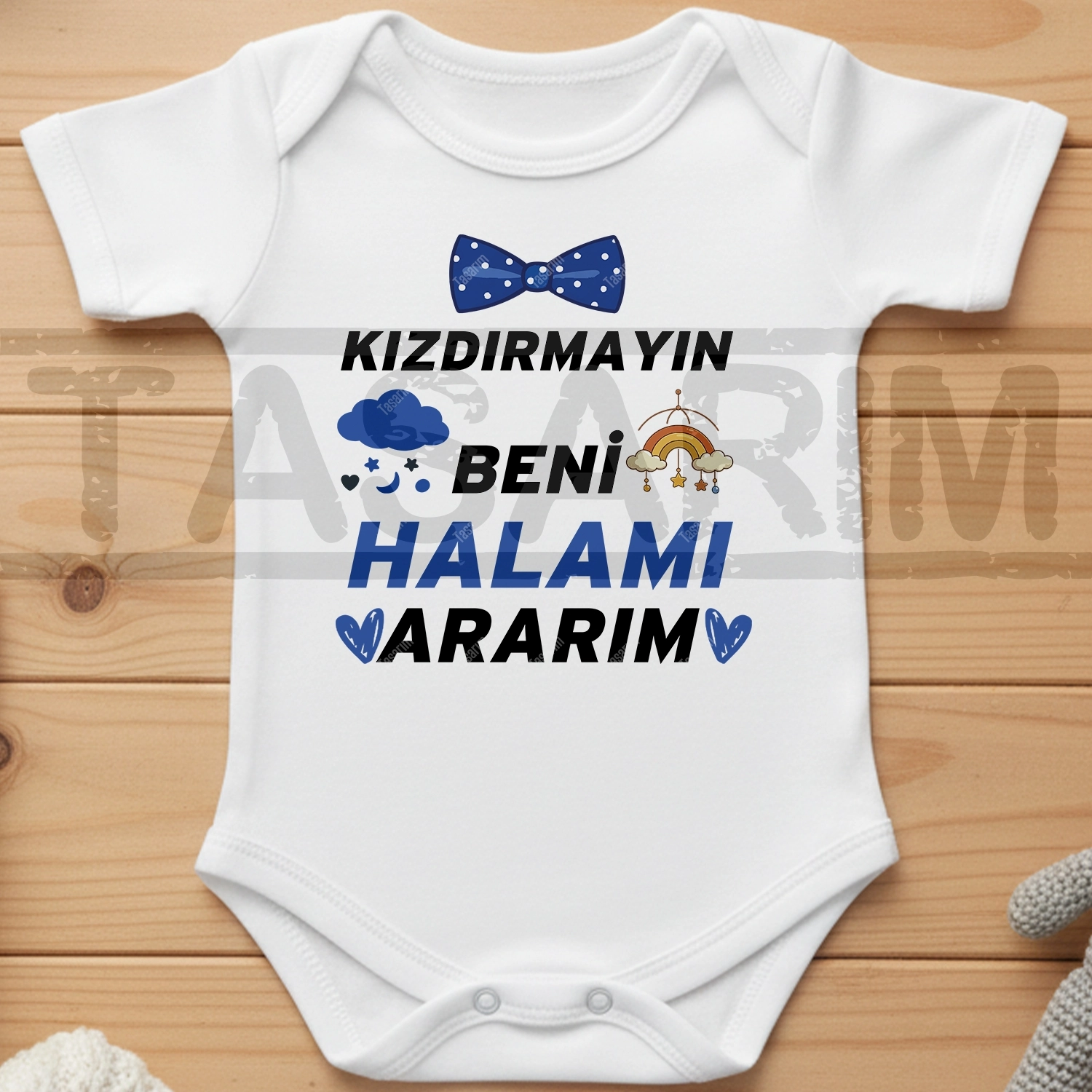 Kızdırmayın Beni Halamı Ararım - Bebek Body Zıbın