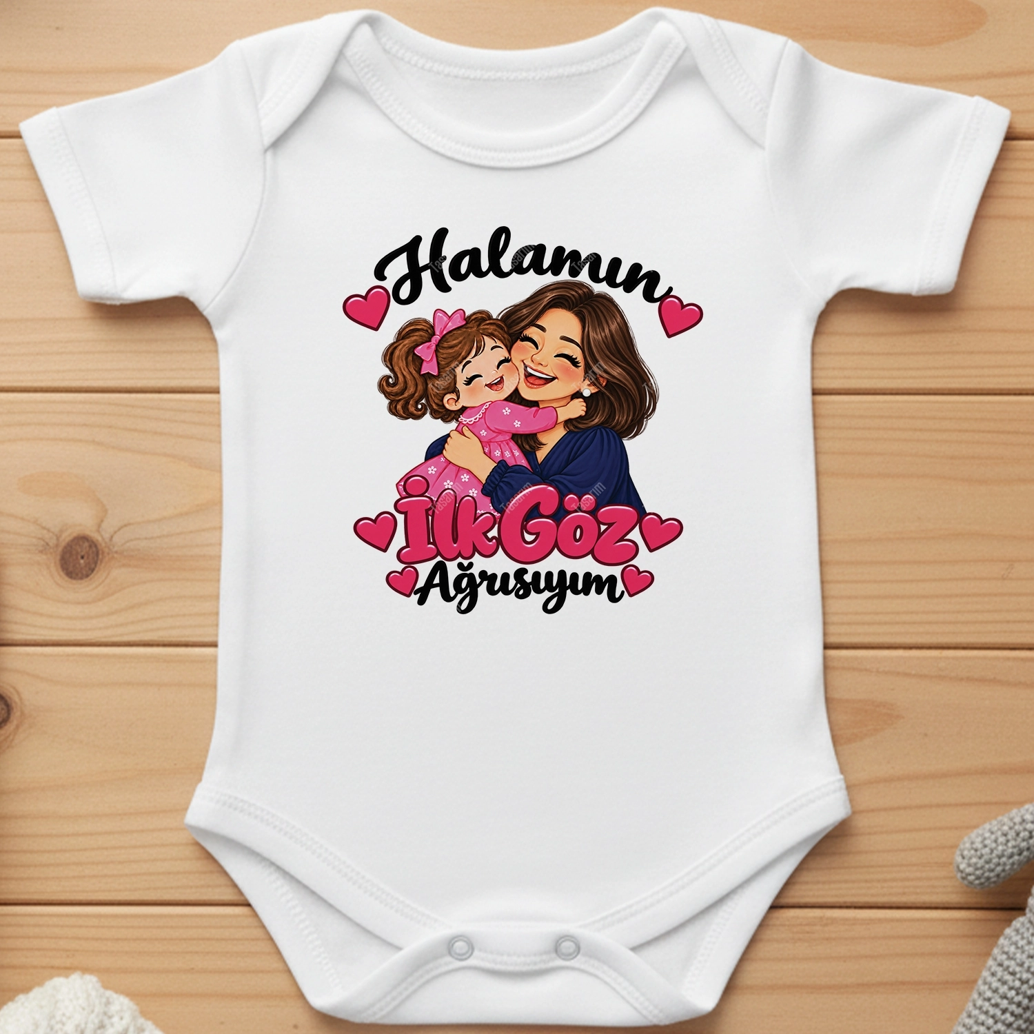 Halamın İlk Göz Ağrısıyım - Bebek Body Zıbın
