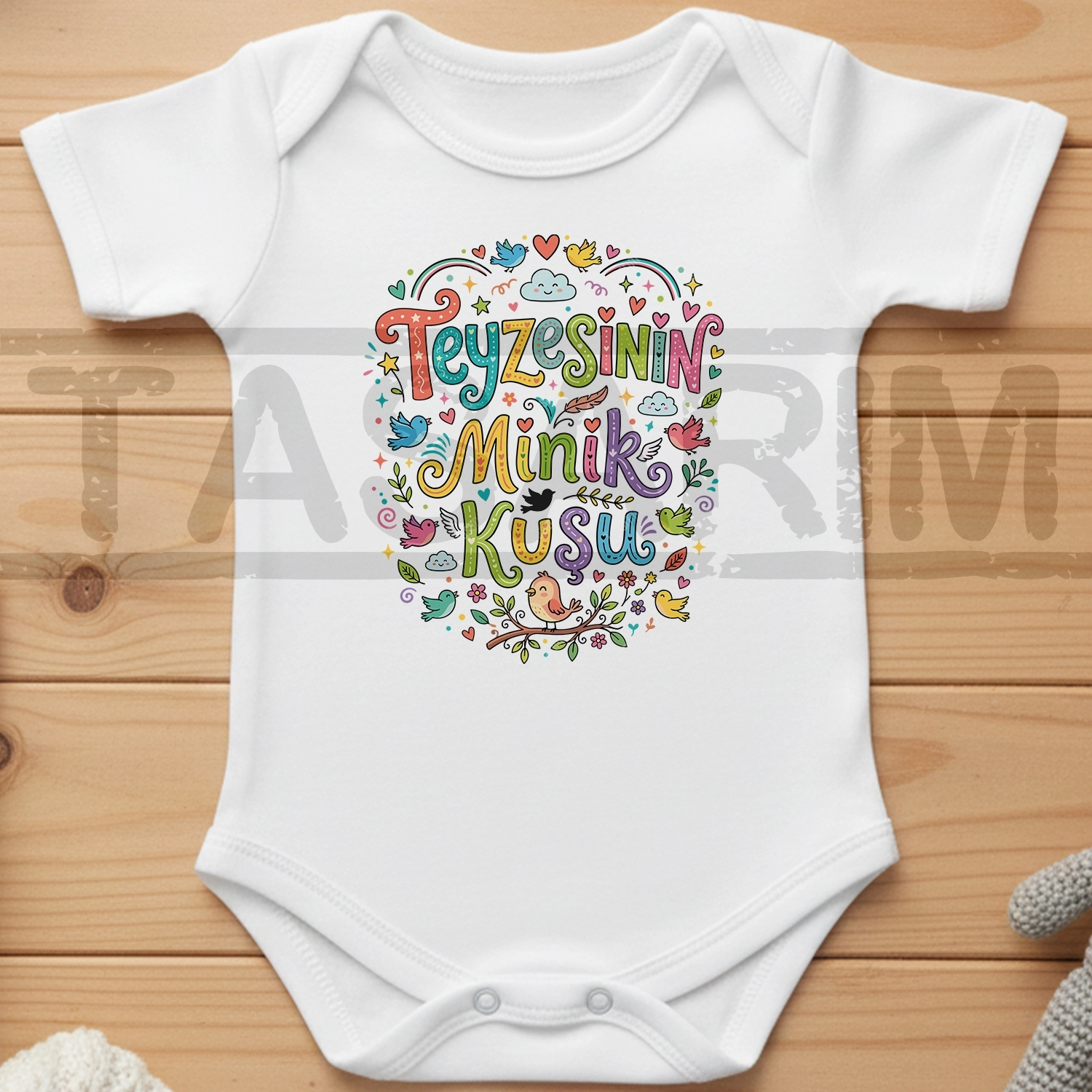 Teyzesinin Minik Kuşu - Bebek Body Zıbın