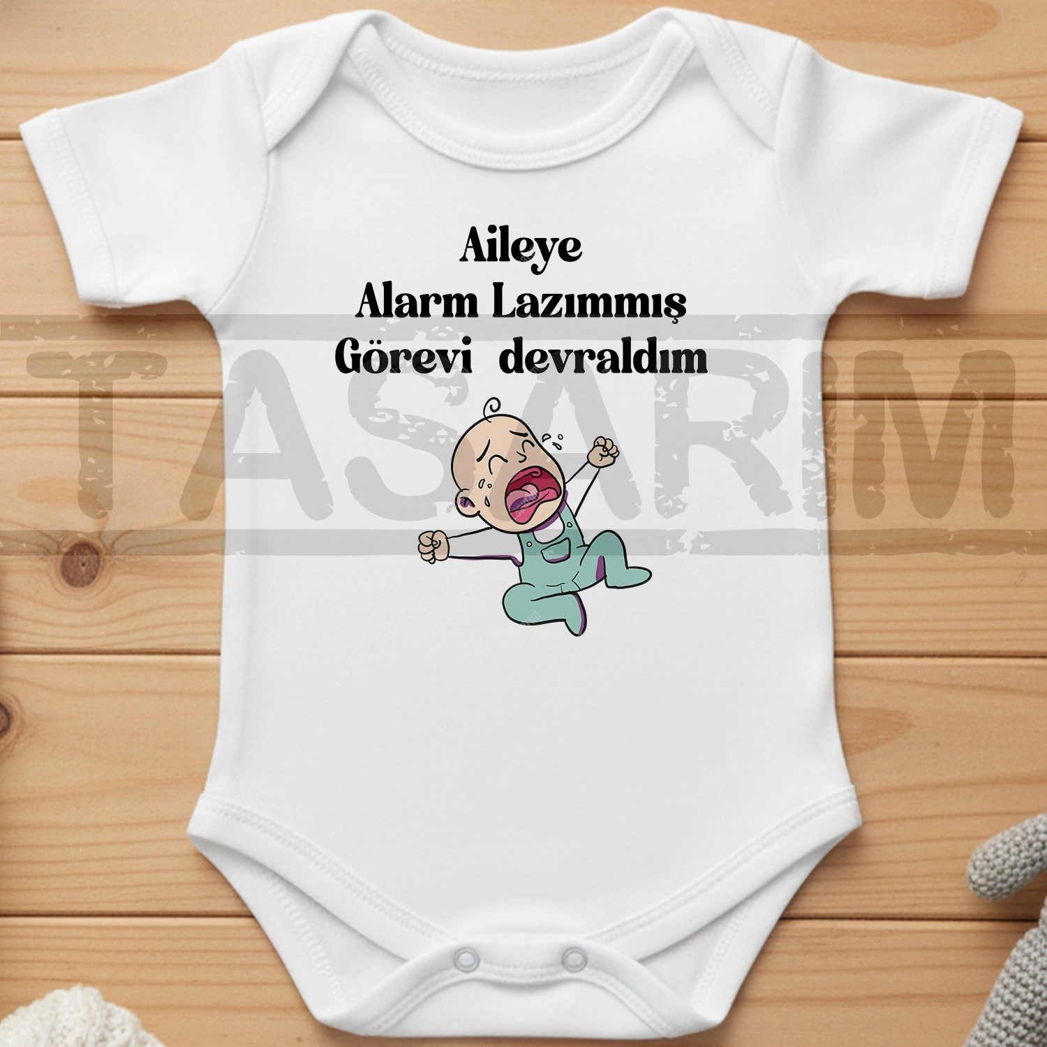 Aileye Alarm Lazımmış Görevi Devraldım - Bebek Body Zıbın