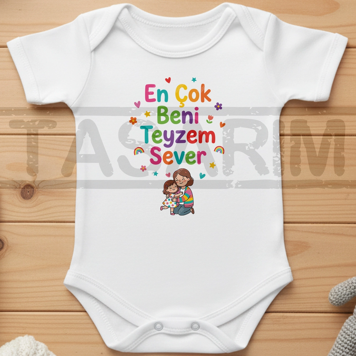 En Çok Beni Teyzem Sever - Bebek Body Zıbın