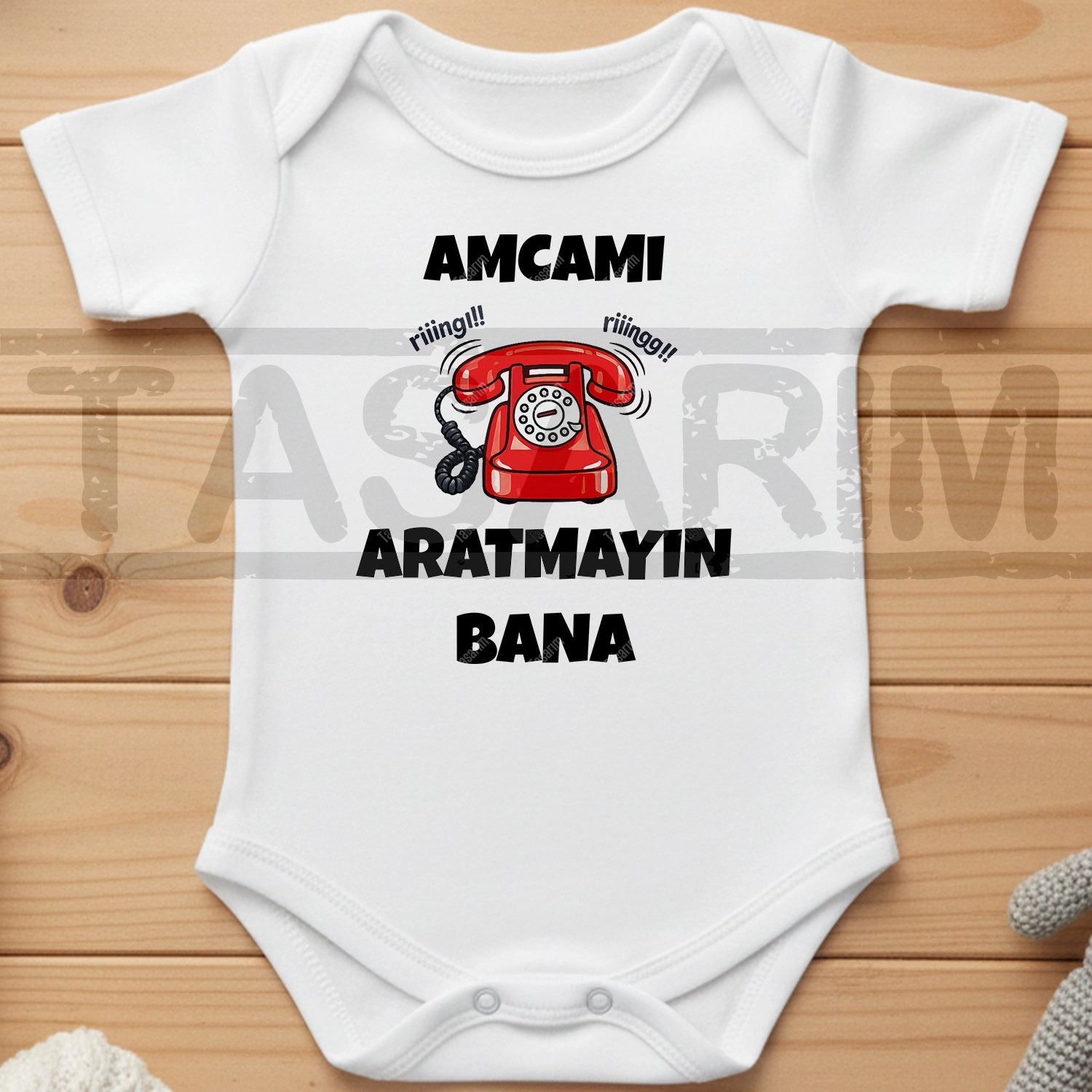 Amcamı Aratmayın Bana - Bebek Body Zıbın
