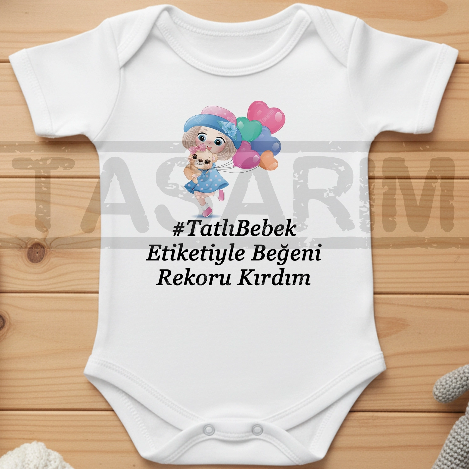 #TatlıBebek Etiketiyle Beğeni Rekoru Kırdım - Bebek Body Zıbın