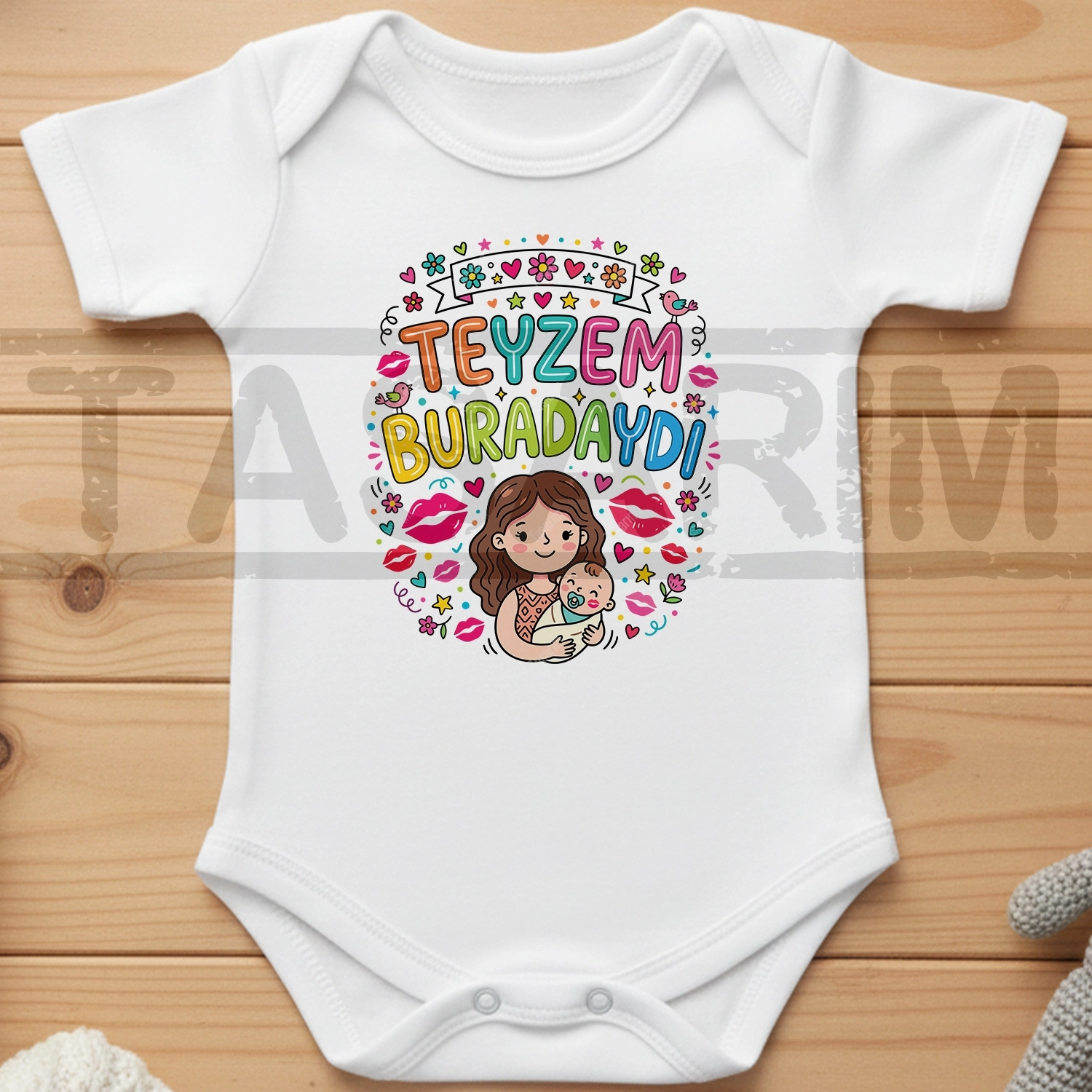 Teyzem Buradaydı - Bebek Body Zıbın