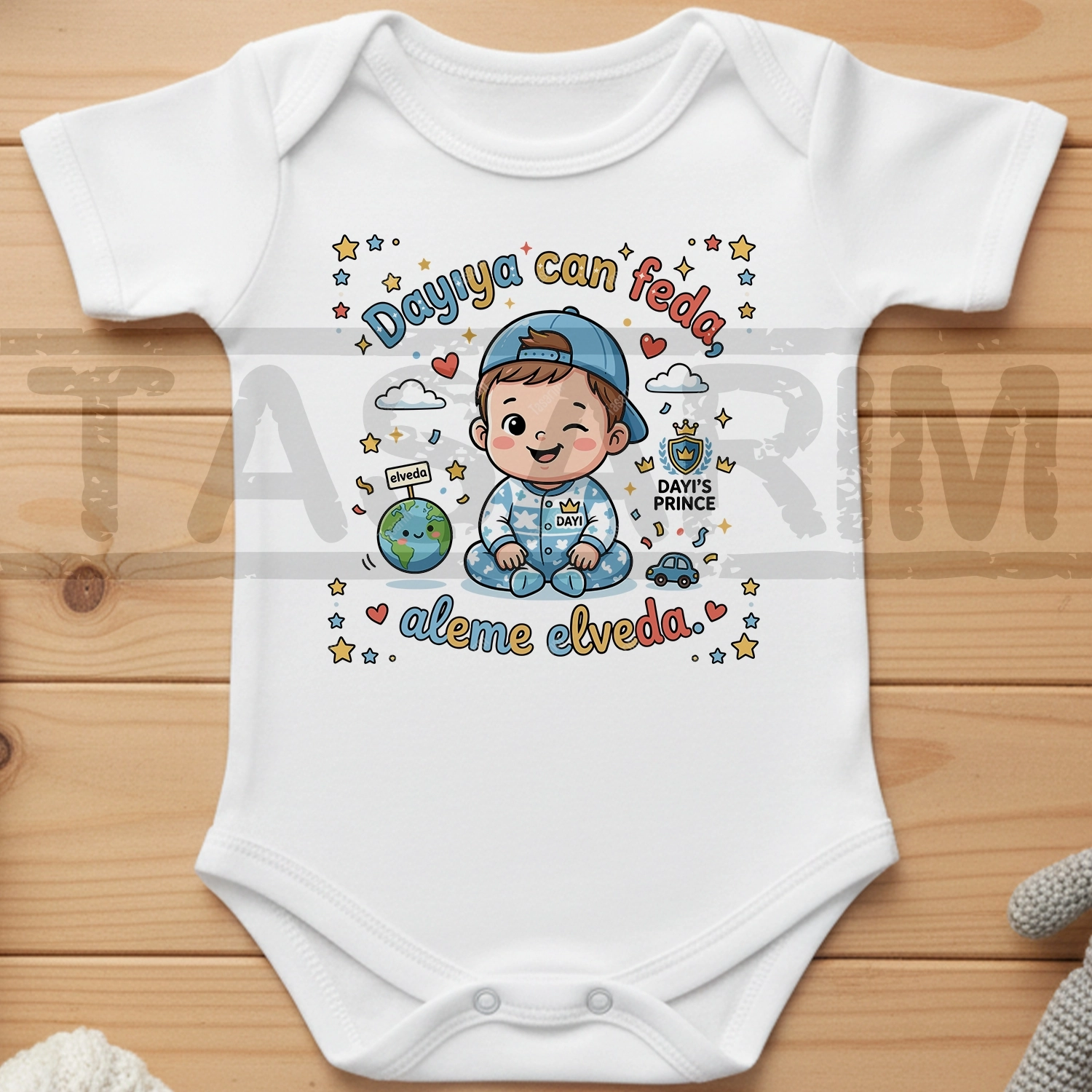 Dayıya Can Feda Aleme Elveda - Bebek Body Zıbın