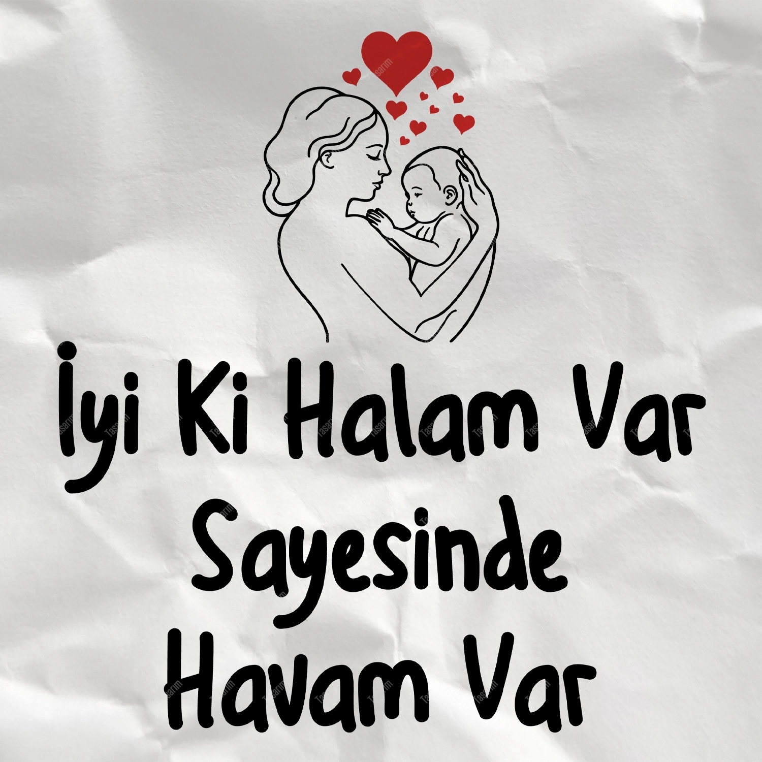 İyi Ki Halam Var Sayesinde Havam Var - Bebek Body Zıbın