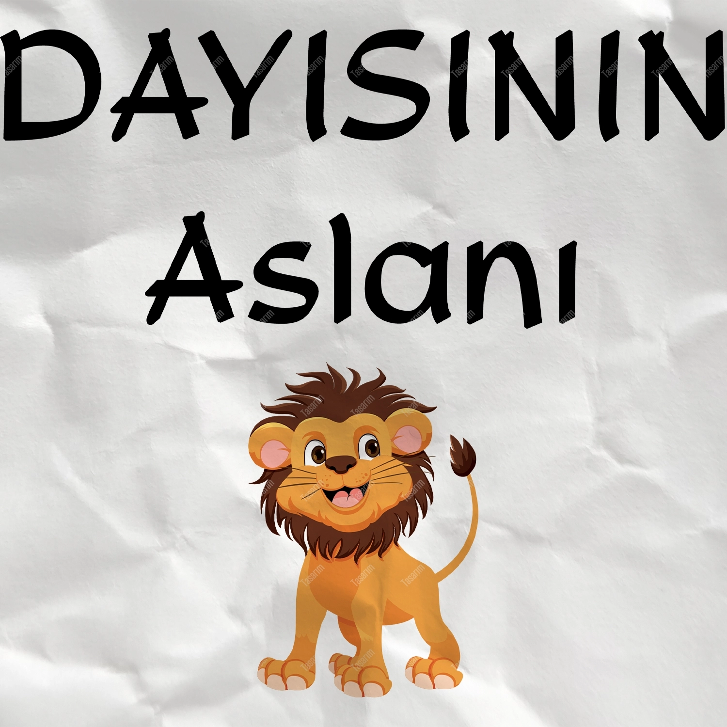 Dayısının Aslanı - Bebek Body Zıbın