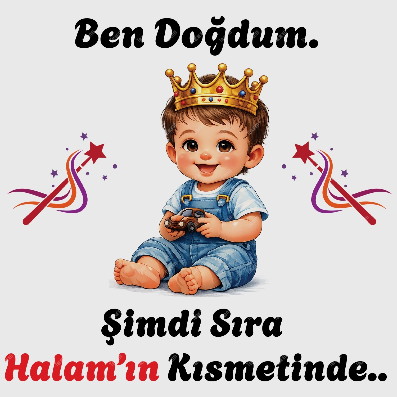 Ben Doğdum. Şimdi Sıra Halam’ın Kısmetinde.. - Bebek Body Zıbın