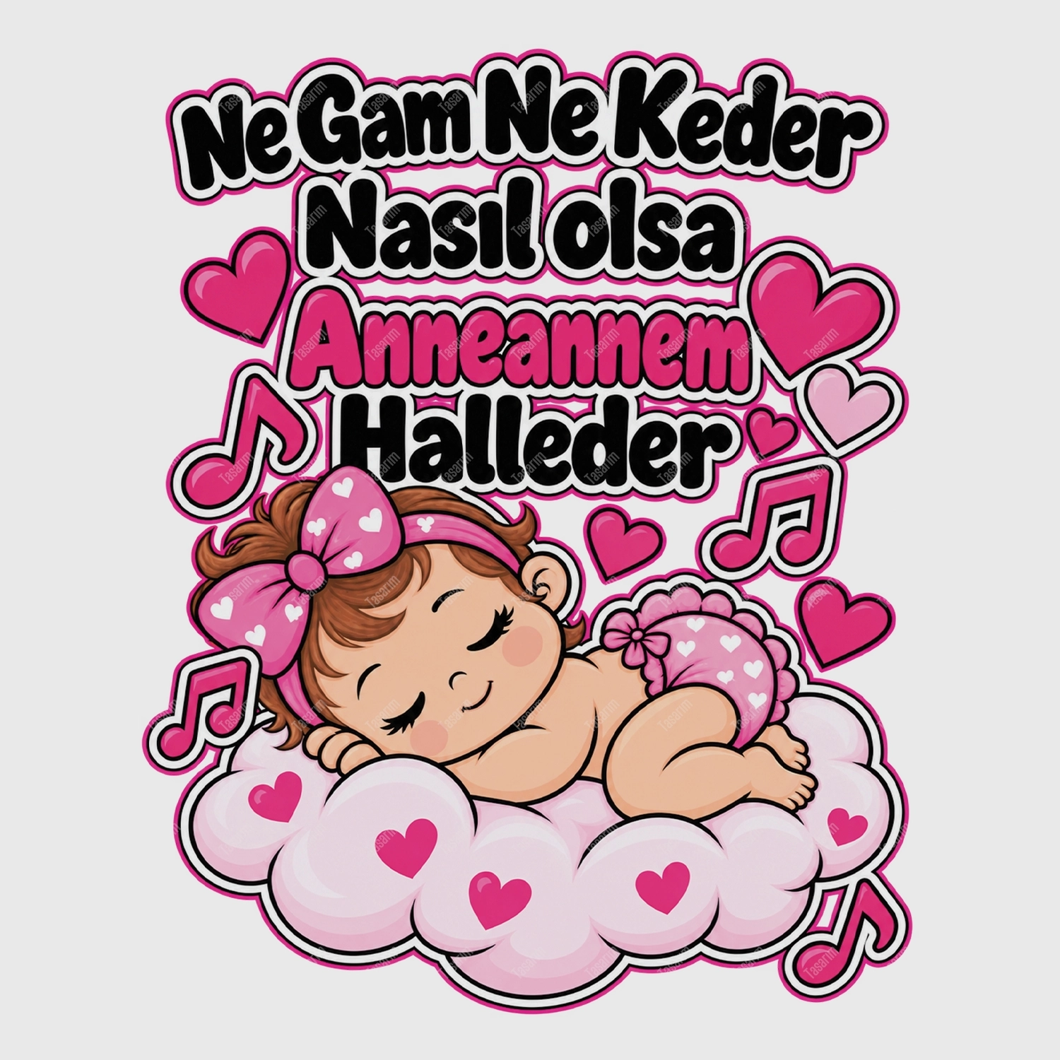 Ne Gam Ne Keder Nasıl Olsa Anneannem Halleder - Bebek Body Zıbın