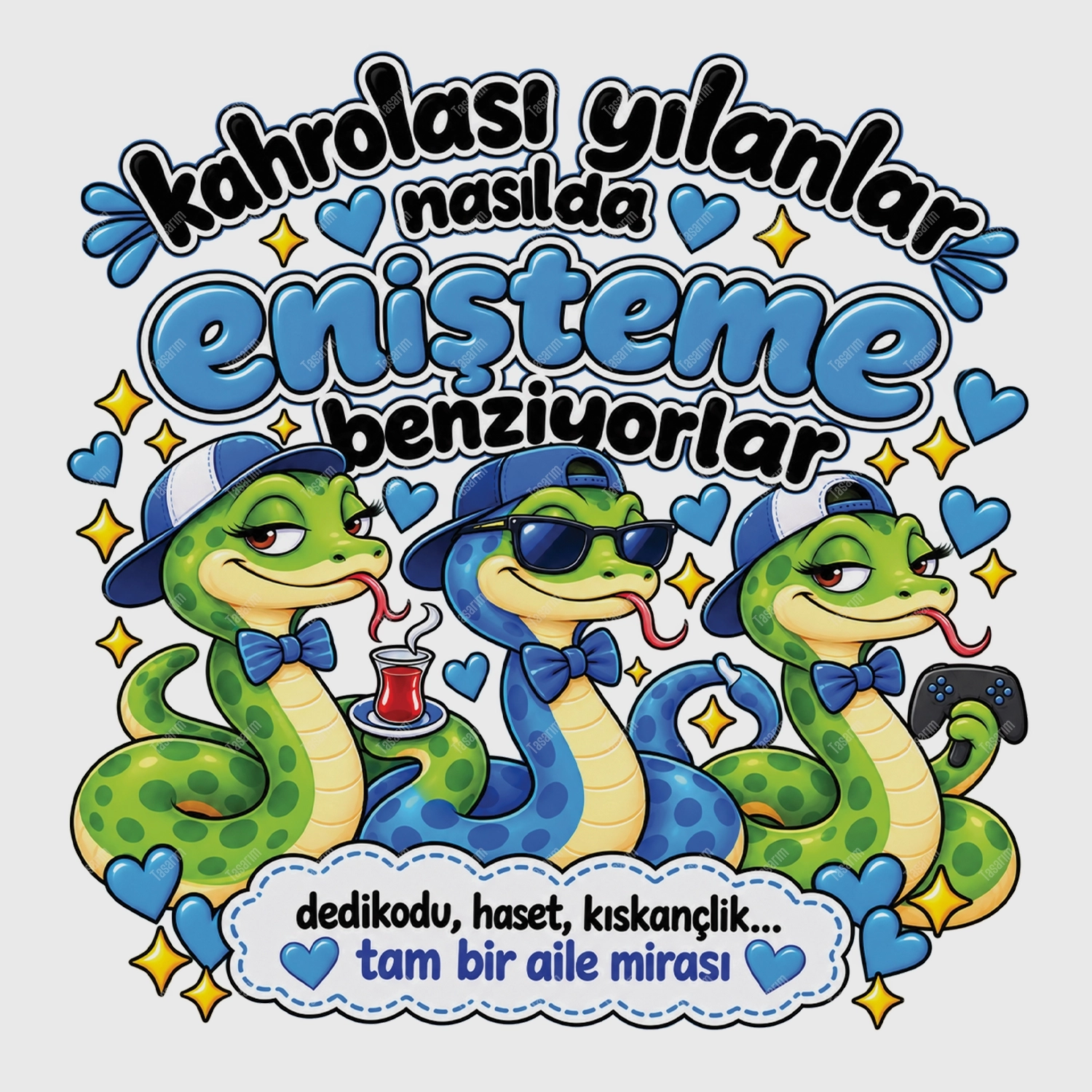 Kahrolası Yılanlar Nasılda Enişteme Benziyorlar - Bebek Body Zıbın