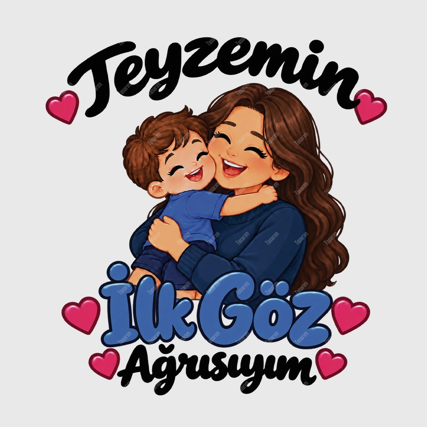 Teyzemin İlk Göz Ağrısıyım - Bebek Body Zıbın