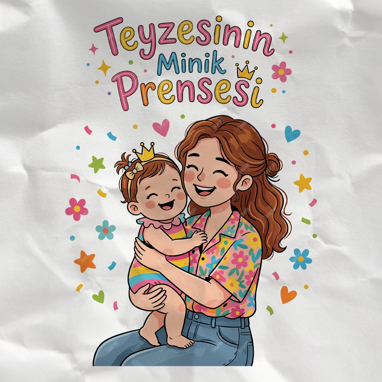 Teyzesinin Minik Prensesi - Bebek Body Zıbın