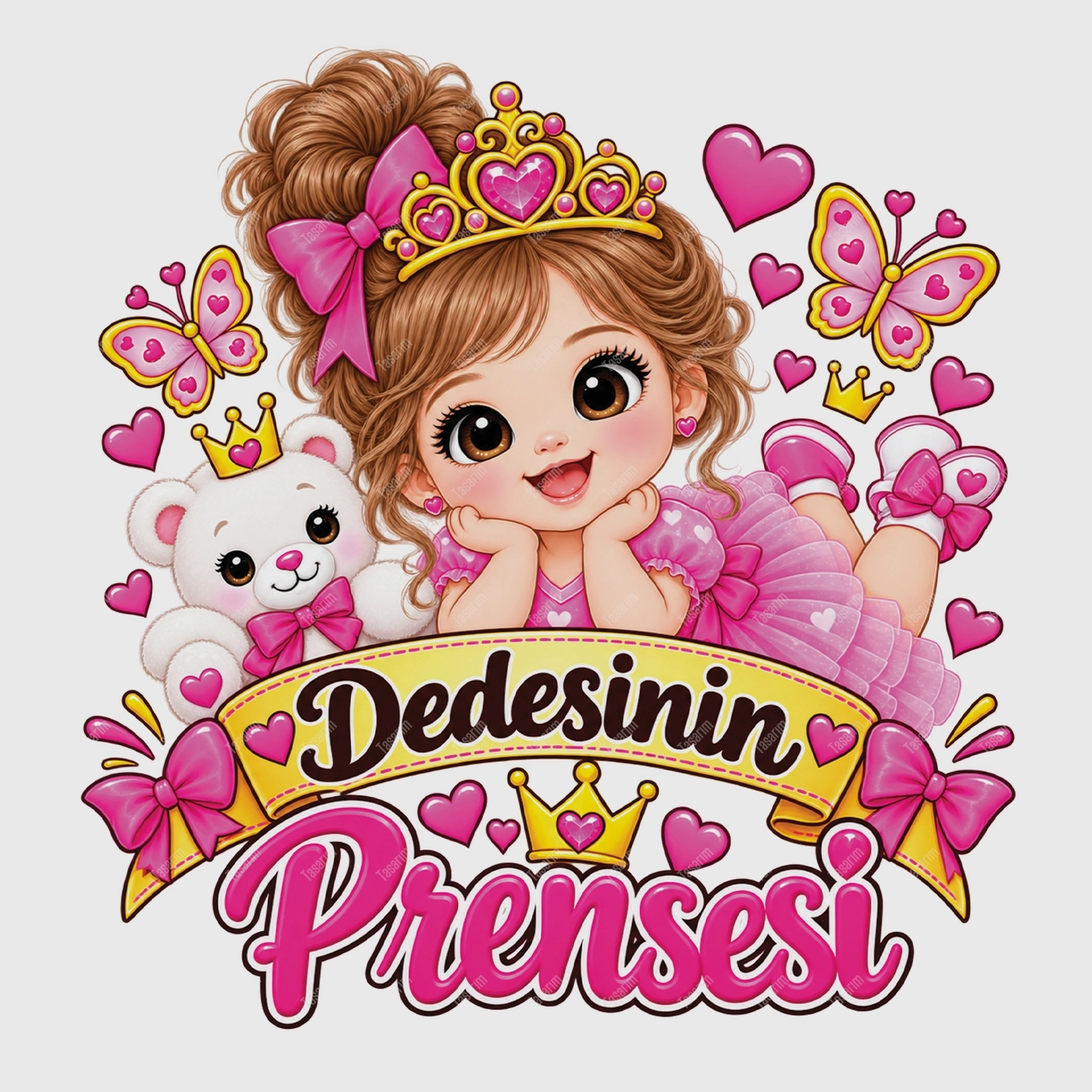 Dedesinin Prensesi - Bebek Body Zıbın
